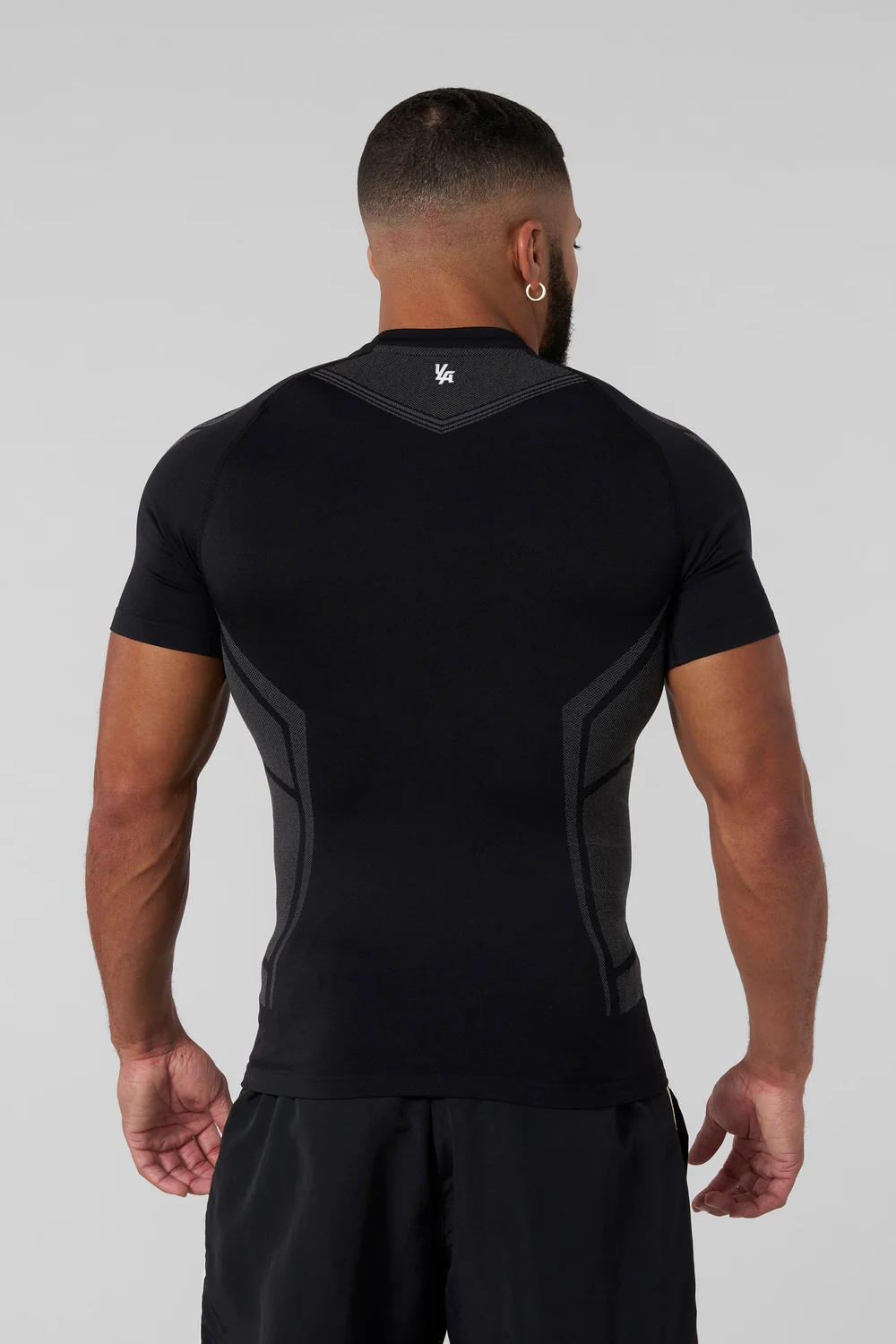 4041 - Warrior Compression Tees Black // YOUNGLA - Image 2