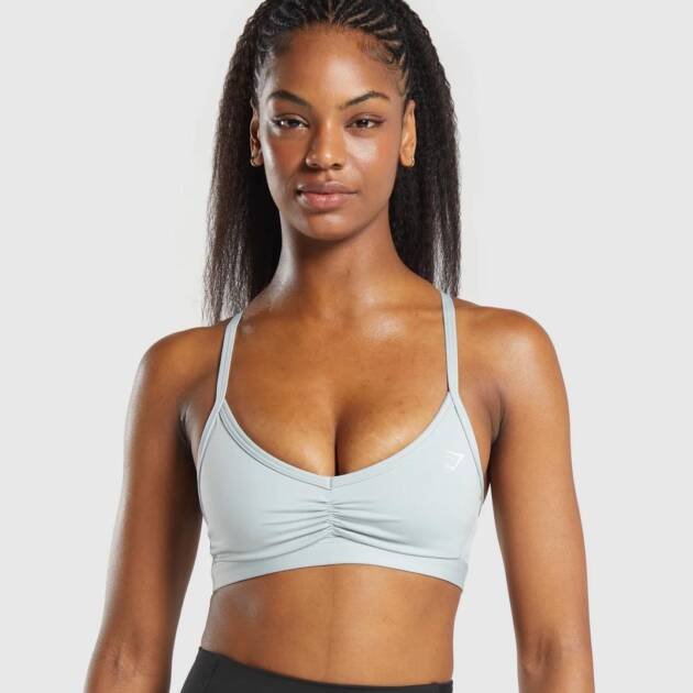 Ruched Strappy Sports Bra // GYMSHARK