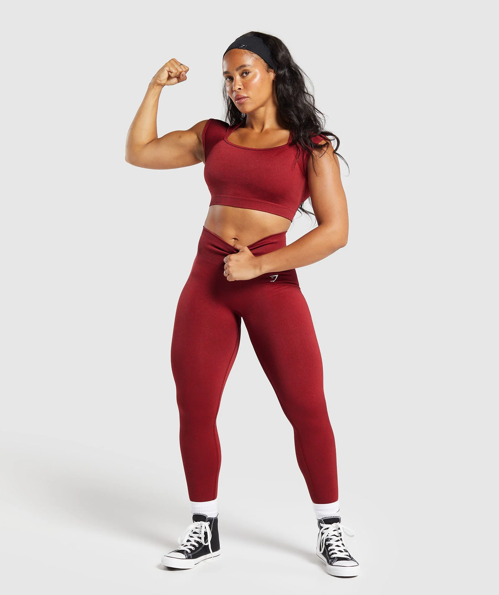 Adapt Fleck Seamless Crop Top // GYMSHARK - Image 3