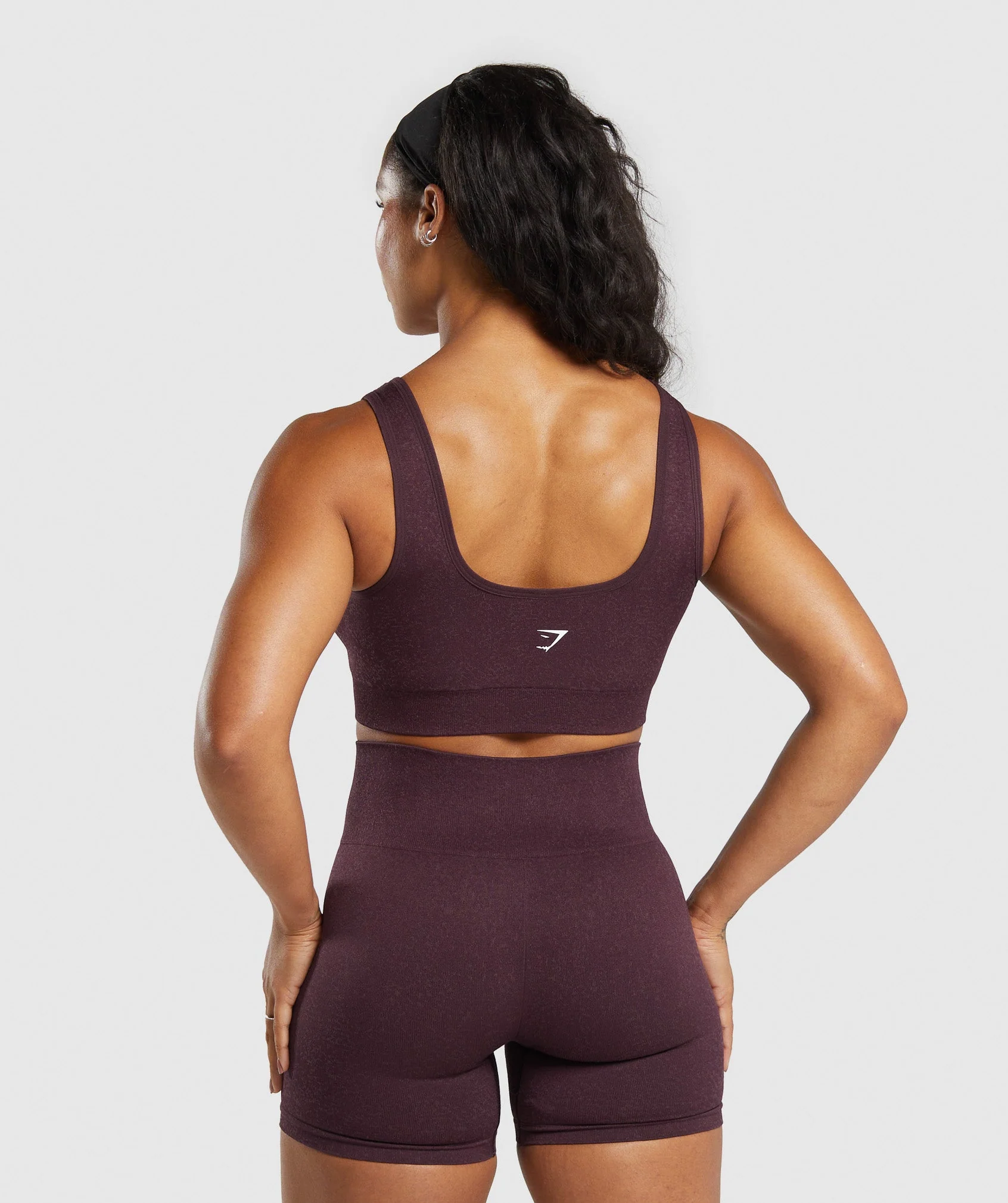 Adapt Fleck Sports Bra Steel Purple // GYMSHARK - Image 2