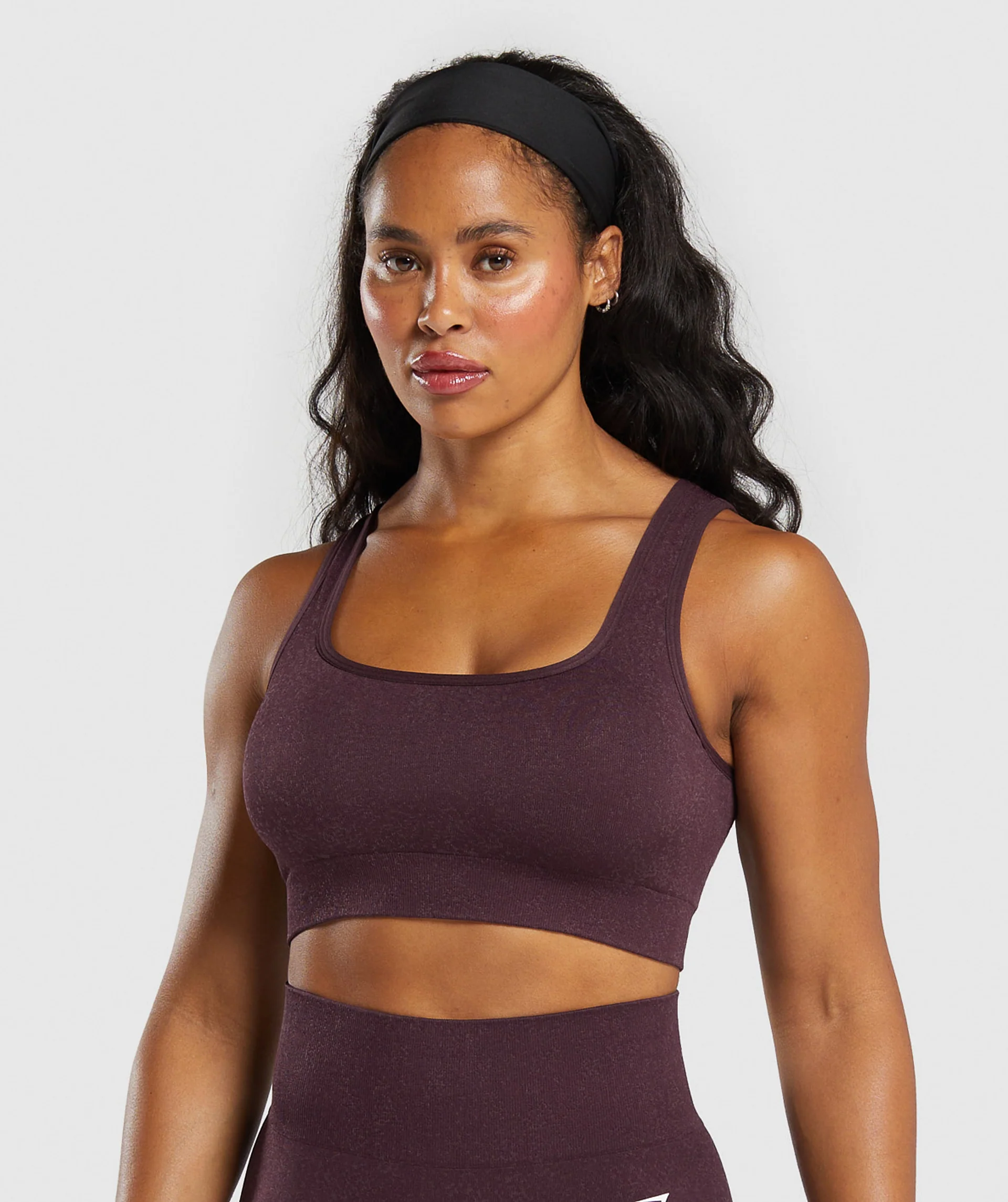 Adapt Fleck Sports Bra Steel Purple // GYMSHARK