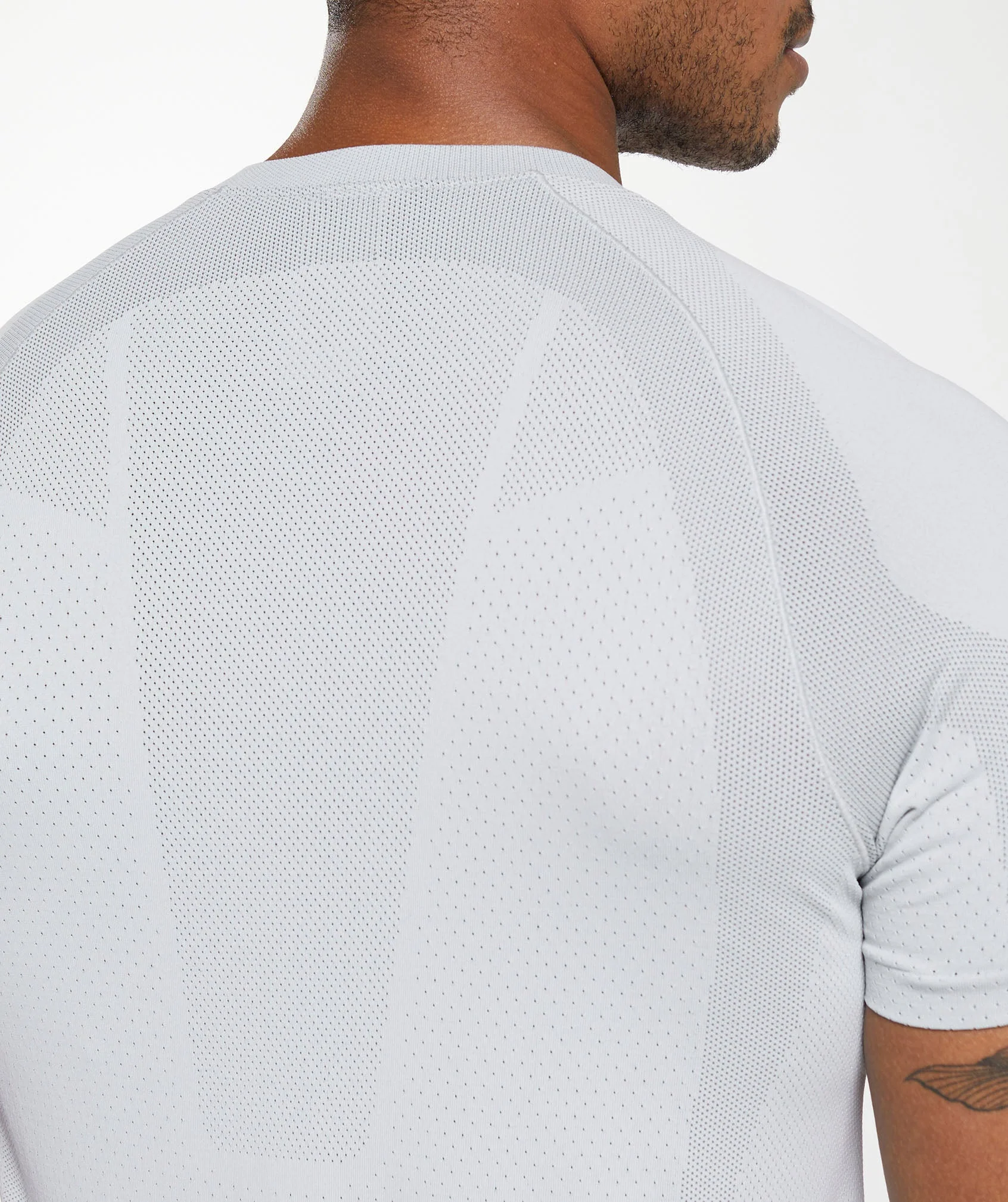 Apex Seamless T-Shirt Medium Grey // GYMSHARK - Image 5