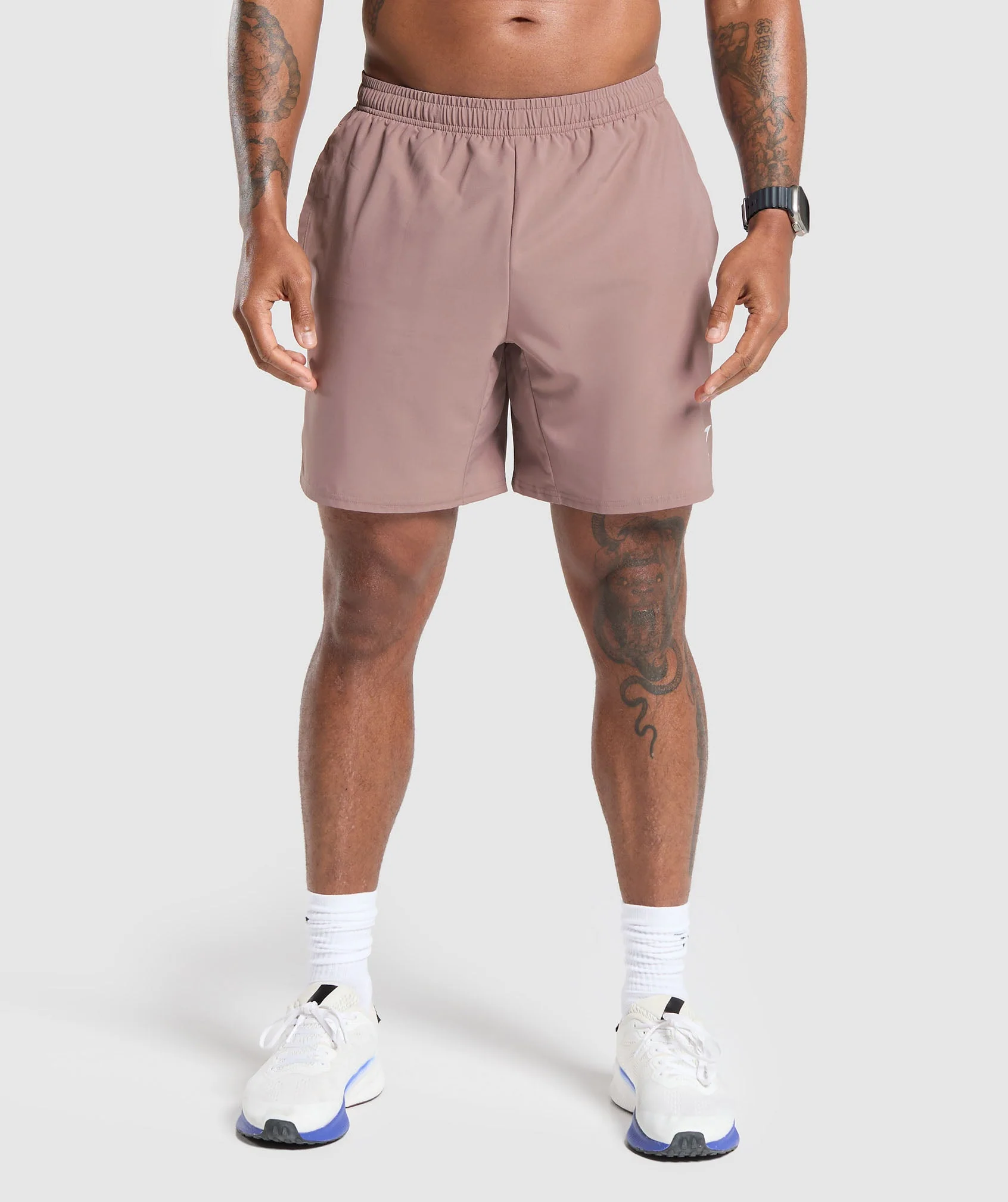 Arrival 7" Shorts Powder Mauve // GYMSHARK