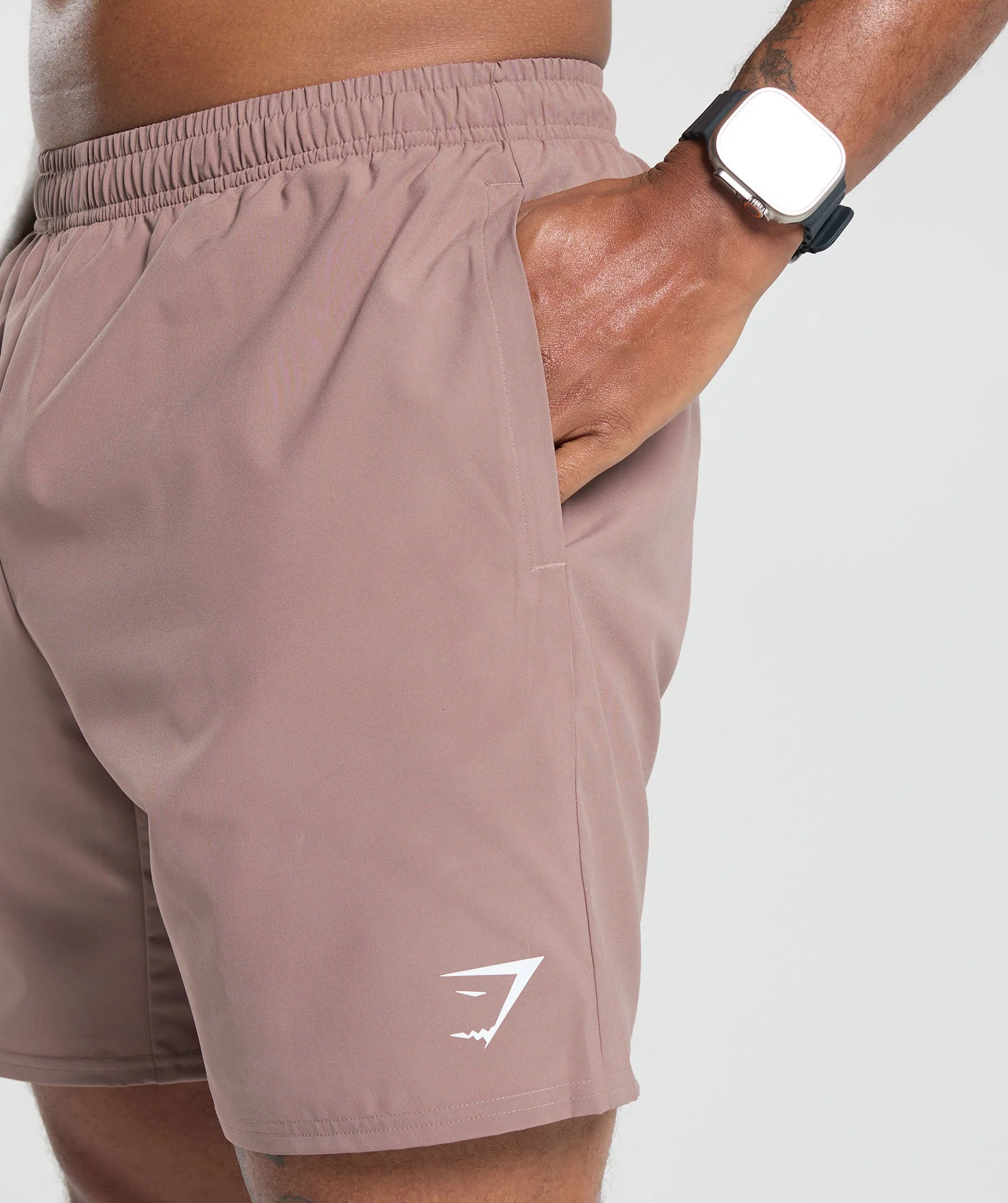 Arrival 7" Shorts Powder Mauve // GYMSHARK - Image 3
