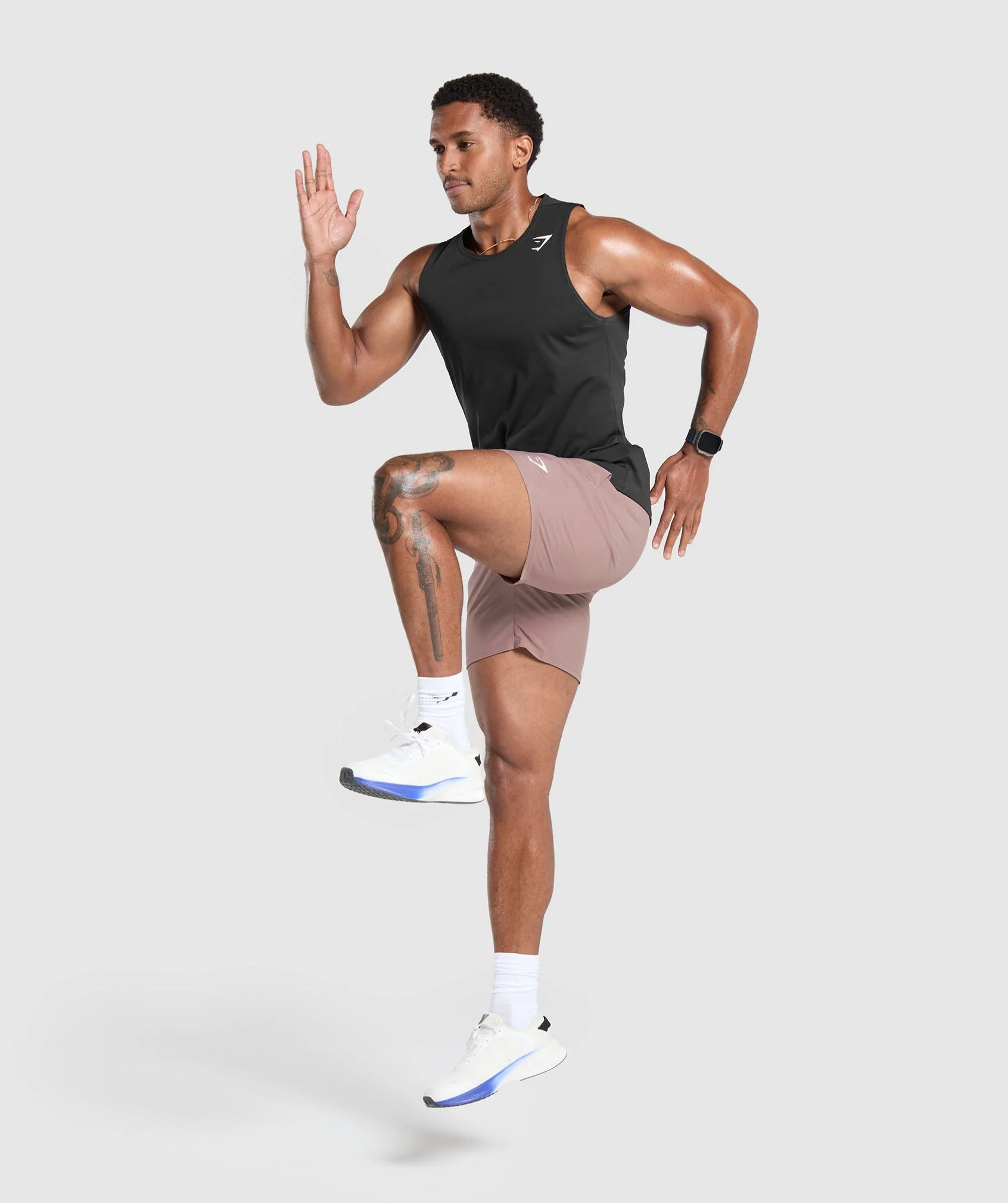 Arrival 7" Shorts Powder Mauve // GYMSHARK - Image 4