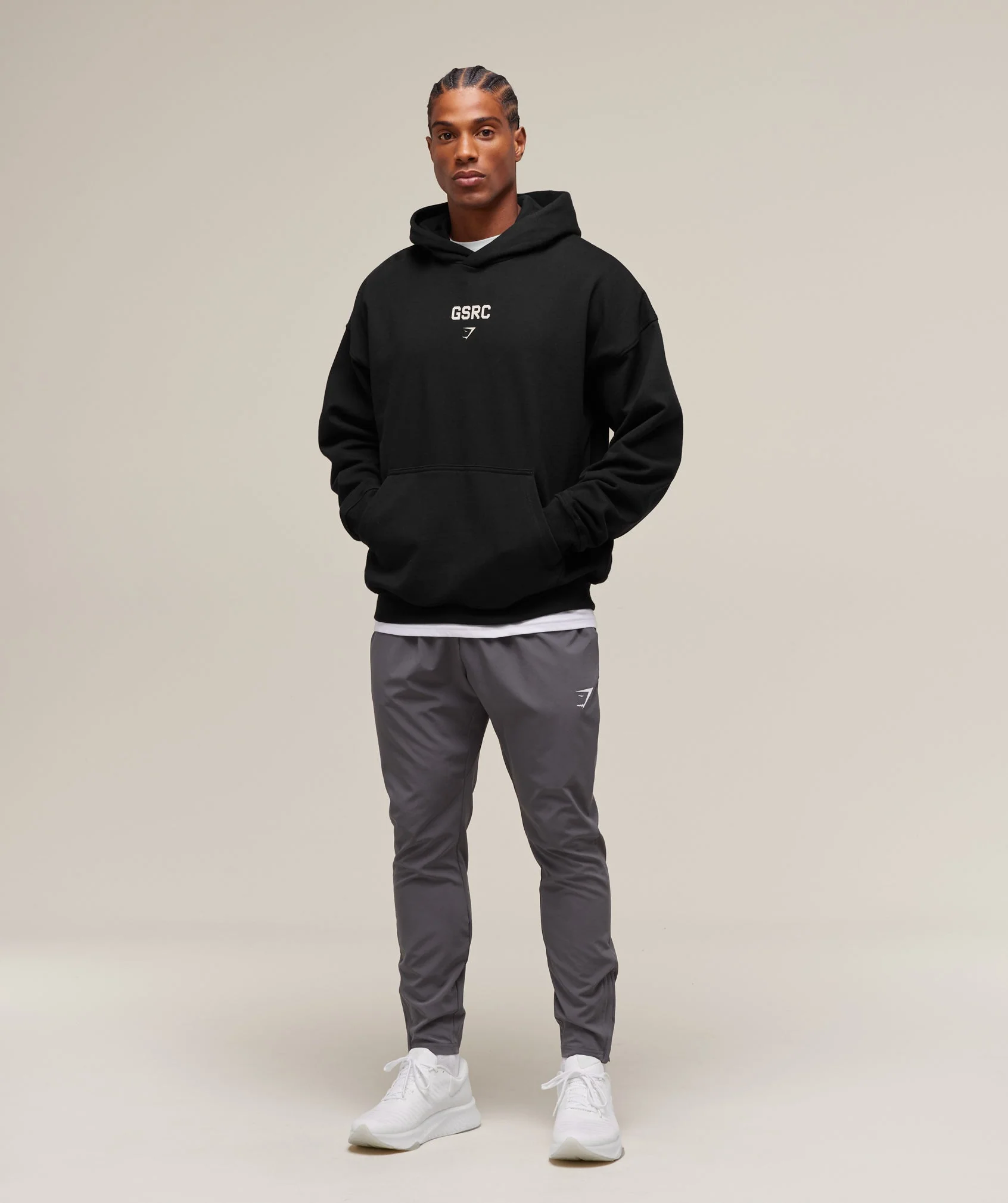 Arrival Woven Joggers Silhouette Grey // GYMSHARK - Image 4