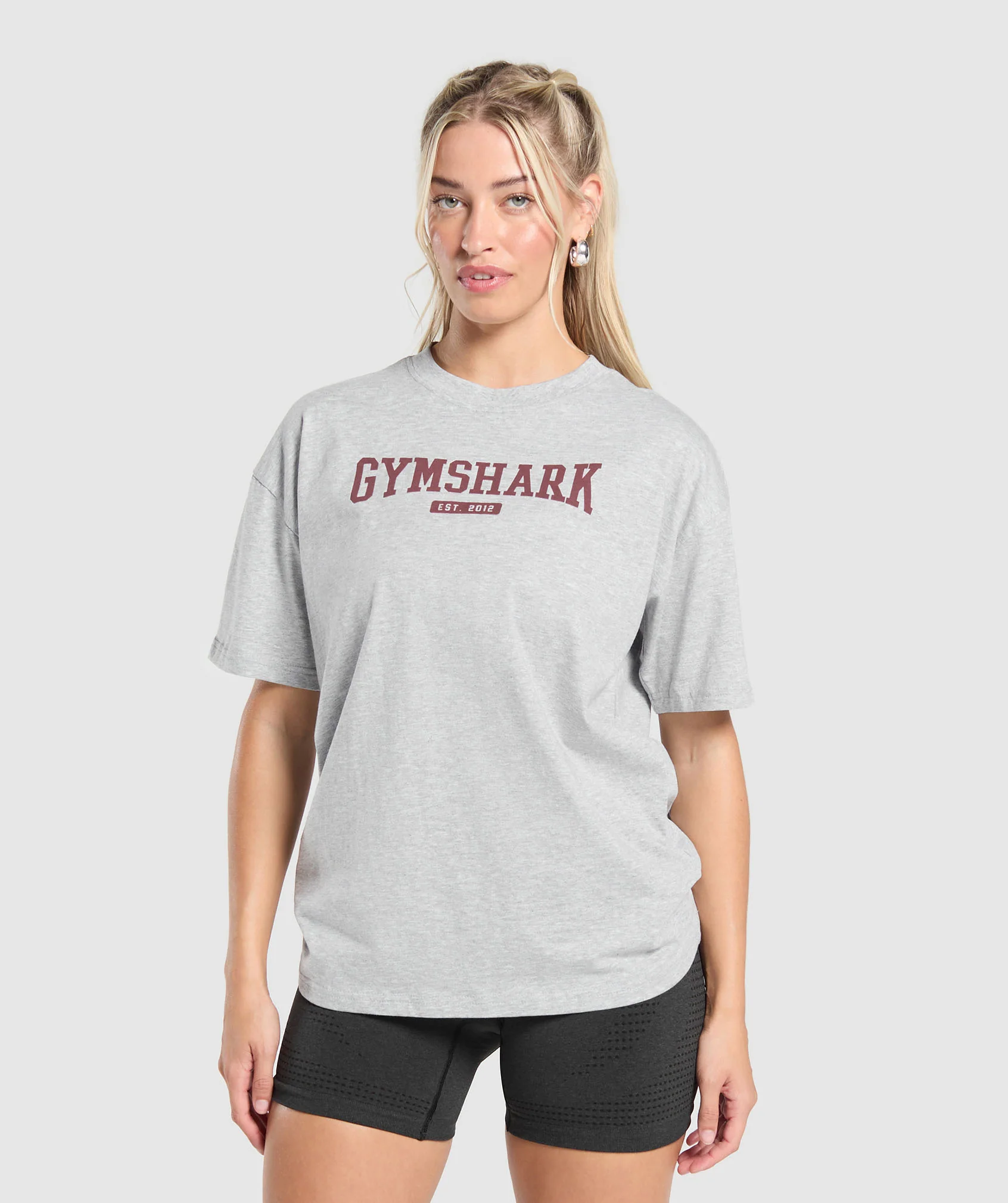 Collegiate Lifestyle Oversized T-Shirt // GYMSHARK