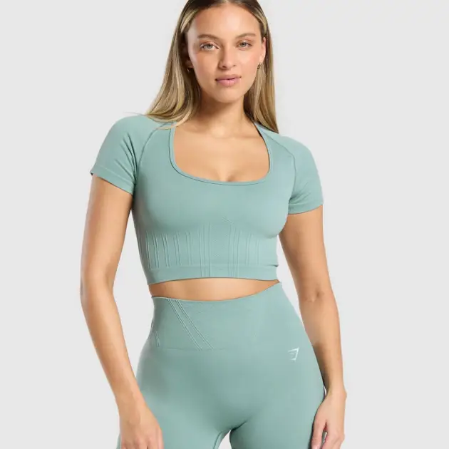 Corset Seamless Crop Top // GYMSHARK