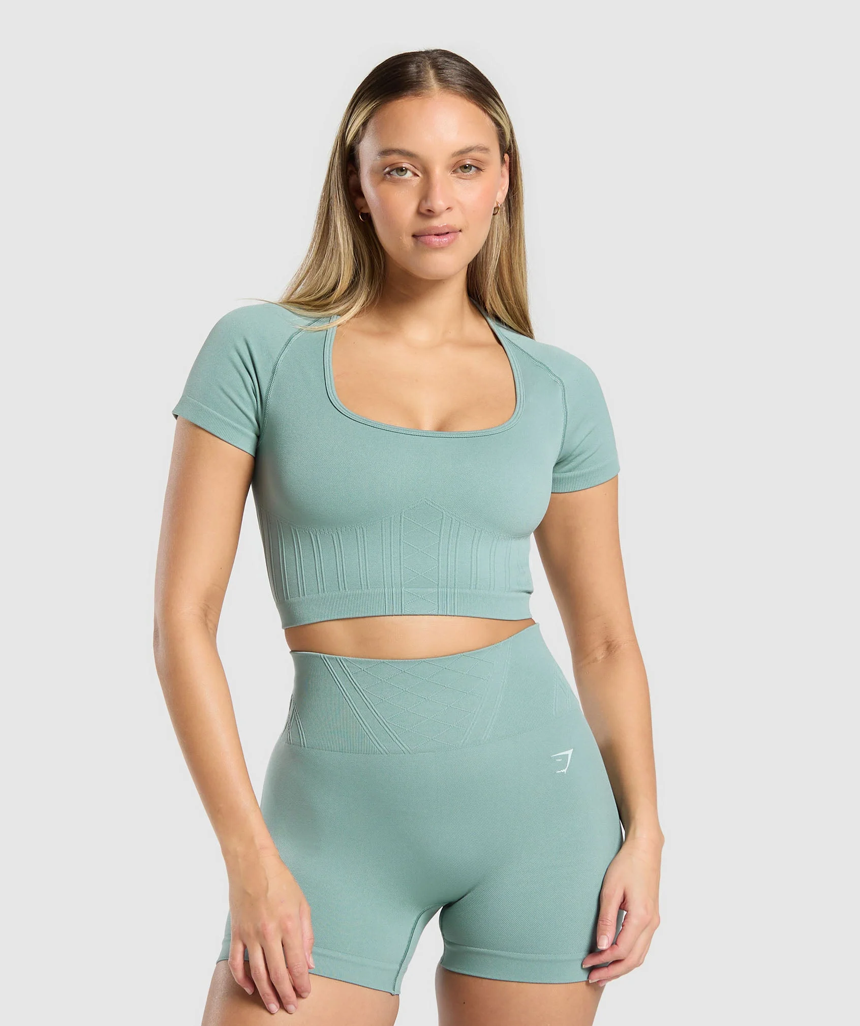 Corset Seamless Crop Top // GYMSHARK