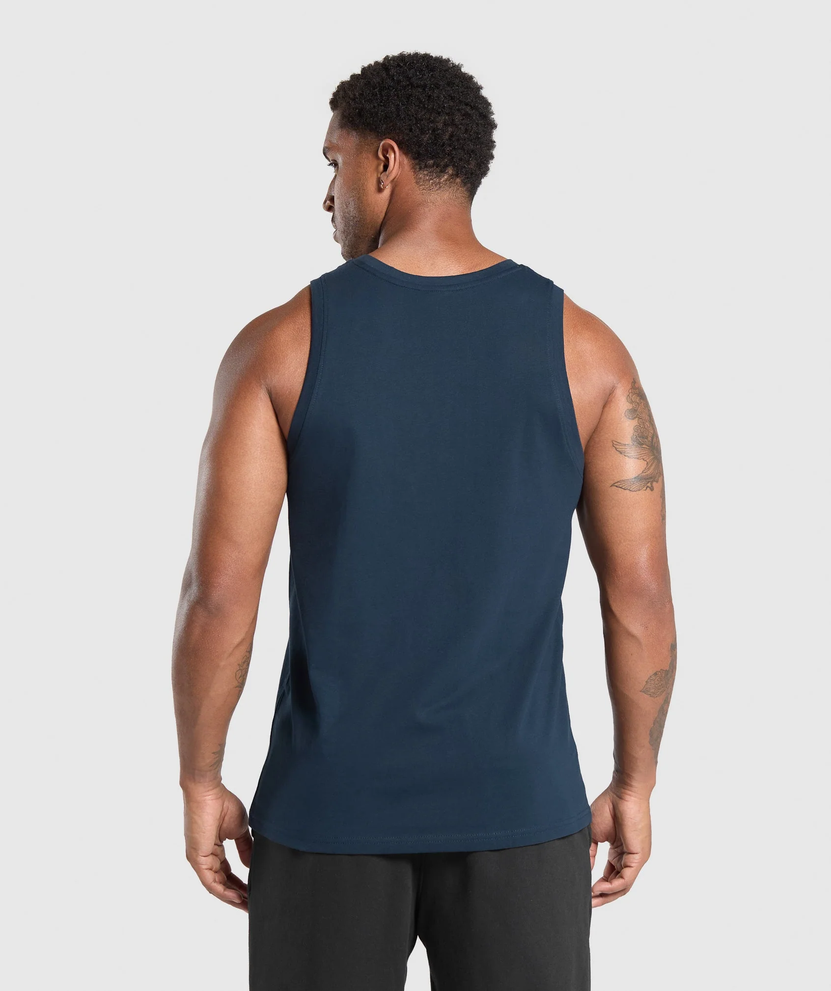 Crest Tank Navy // GYMSHARK - Image 2