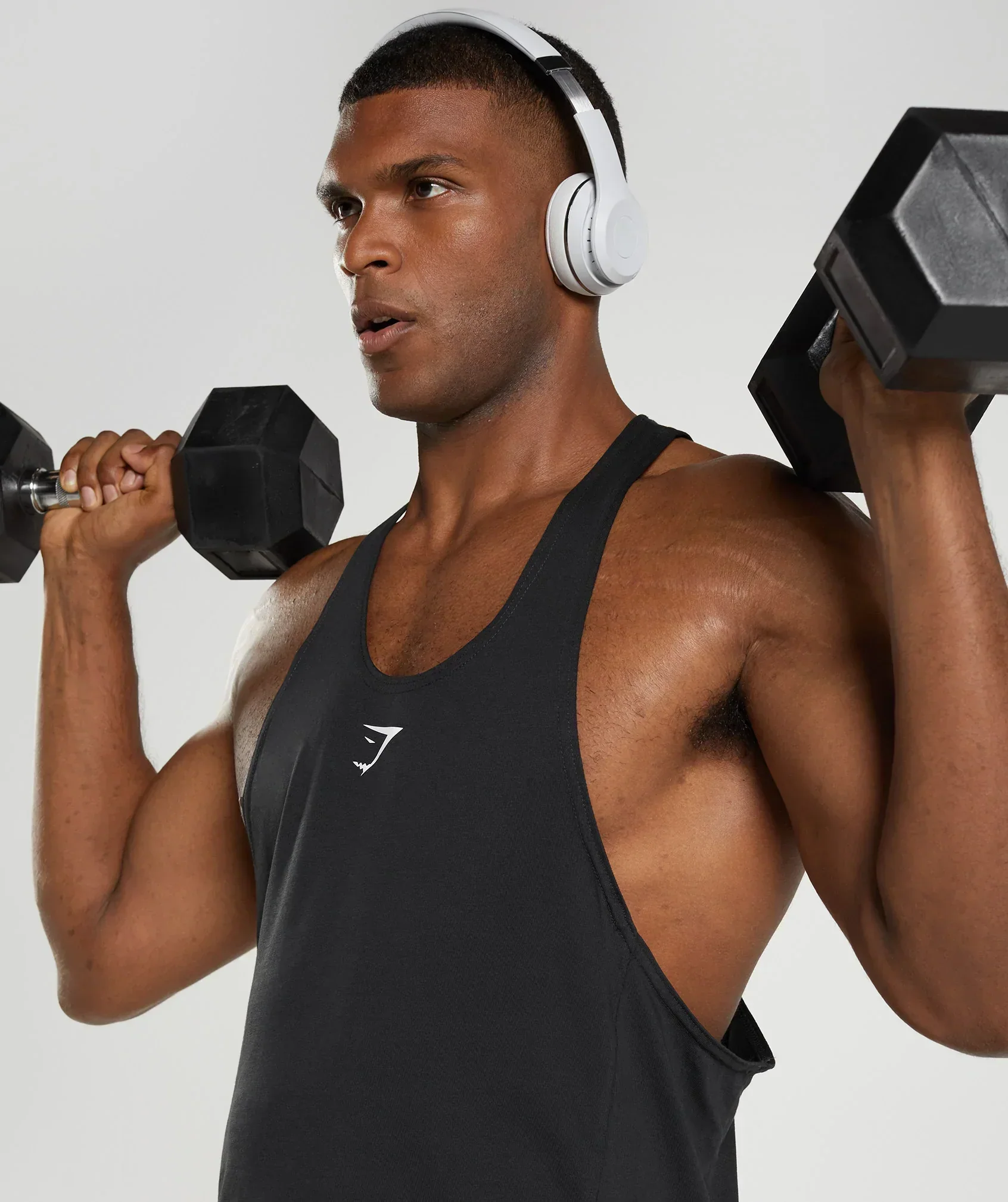 React Stringer Black // GYMSHARK - Image 3