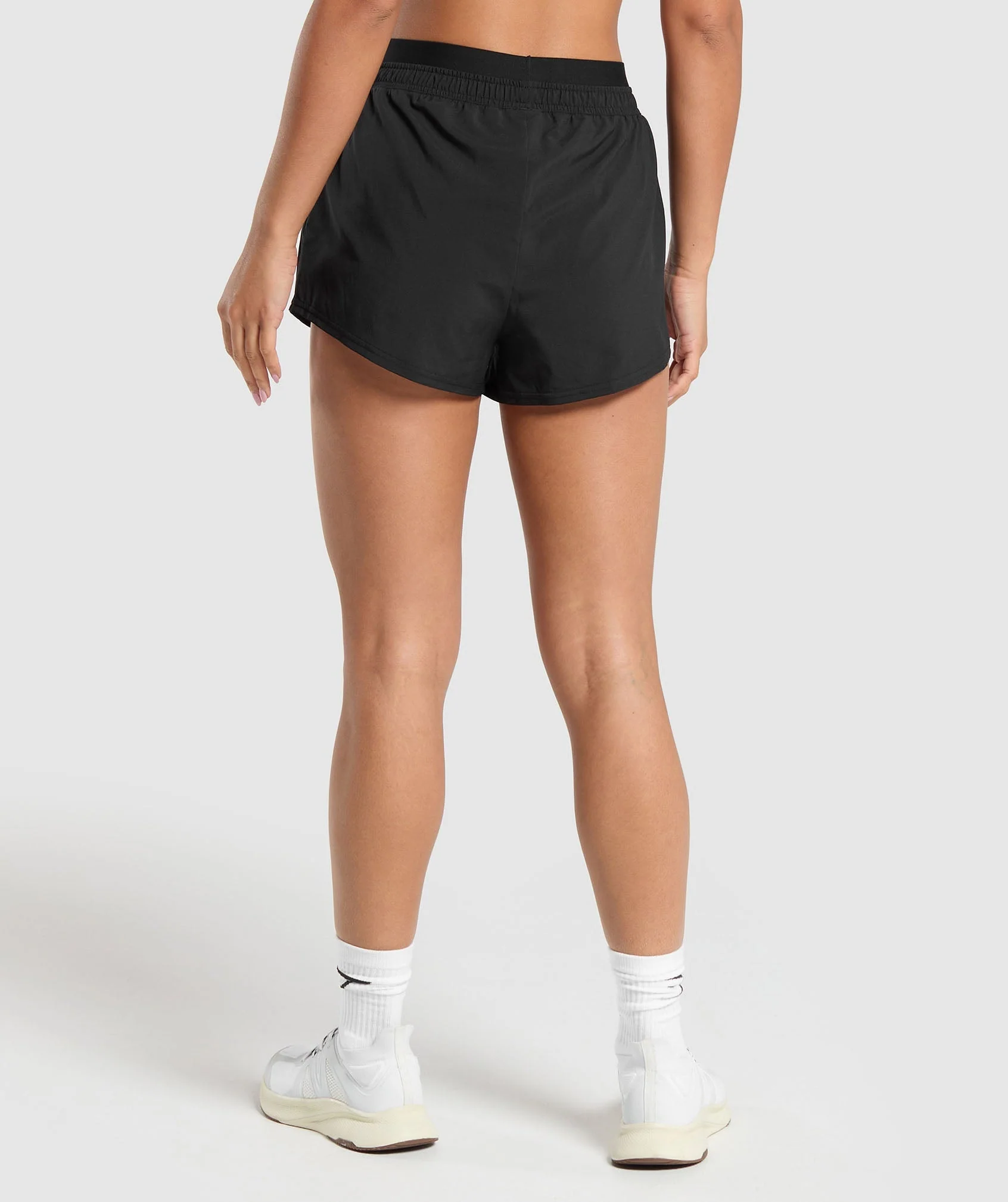 Double Waistband Shorts Black // GYMSHARK - Image 2