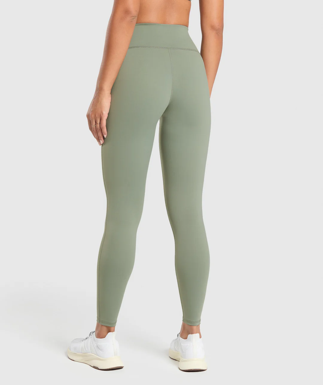 Elevate Leggings 2.0  Unit Green // GYMSHARK - Image 2