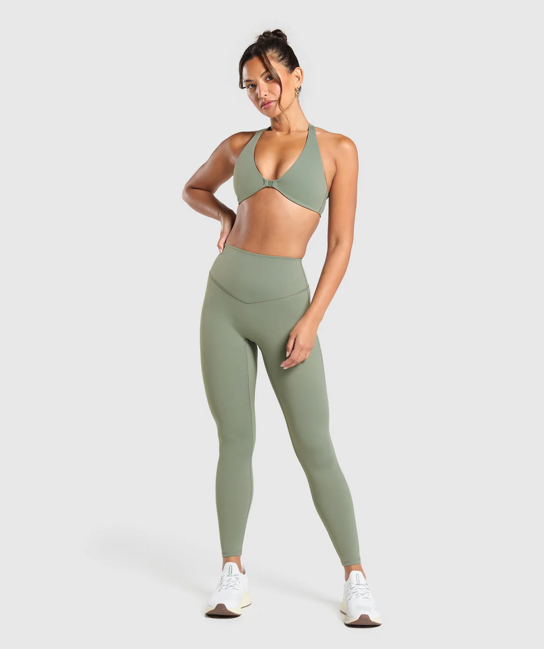 Elevate Leggings 2.0  Unit Green // GYMSHARK - Image 3