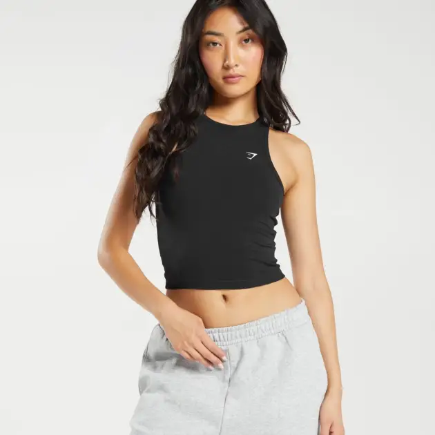 Essential Cotton Midi Tank // GYMSHARK