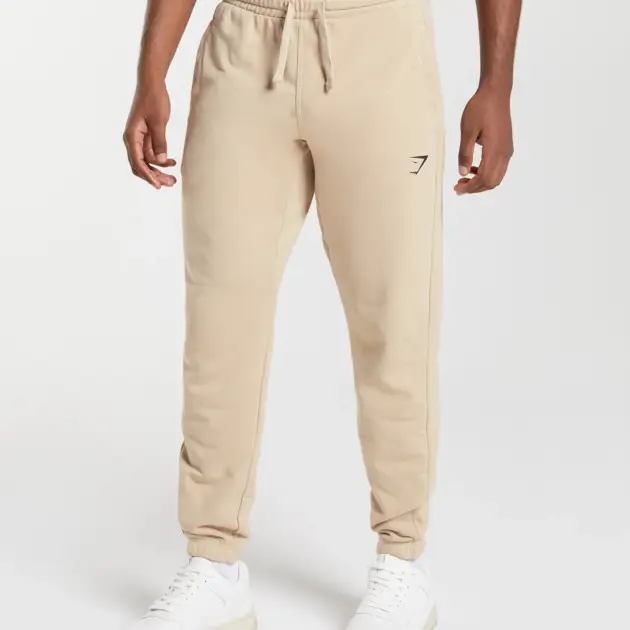 Essential Oversized Joggers Toasted Brown // GYMSHARK