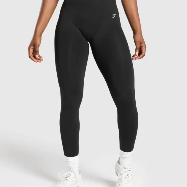 Everyday Seamless Leggings Black // GYMSHARK