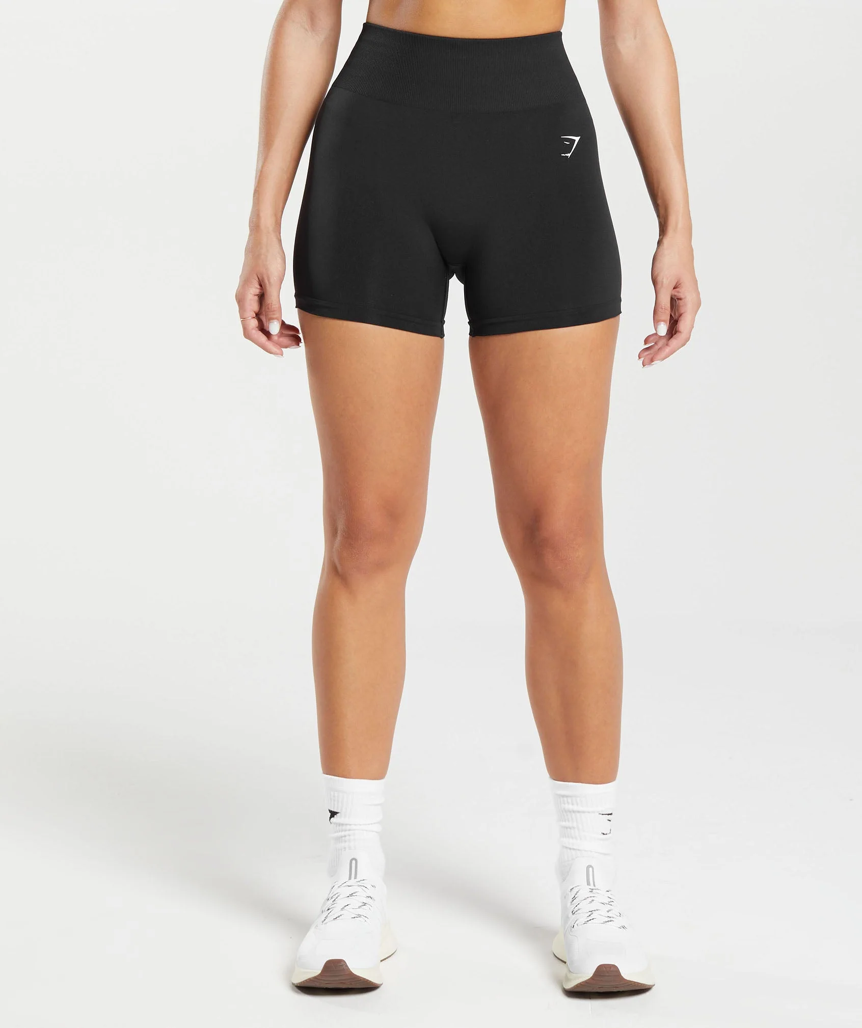 Everyday Seamless Shorts Black Black // GYMSHARK