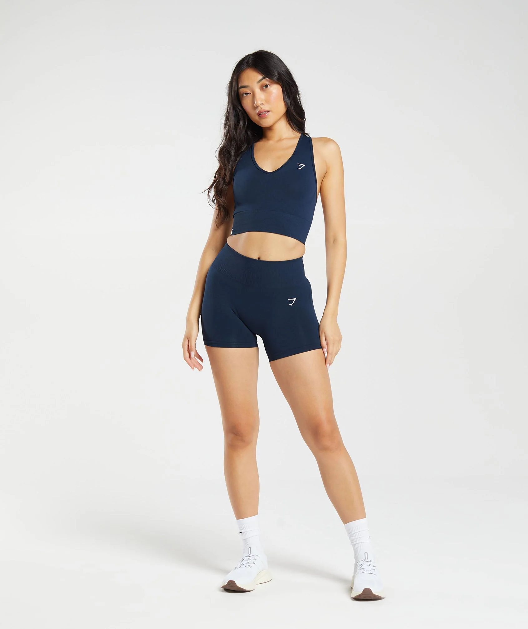 Everyday Seamless Shorts Blue // GYMSHARK - Image 3