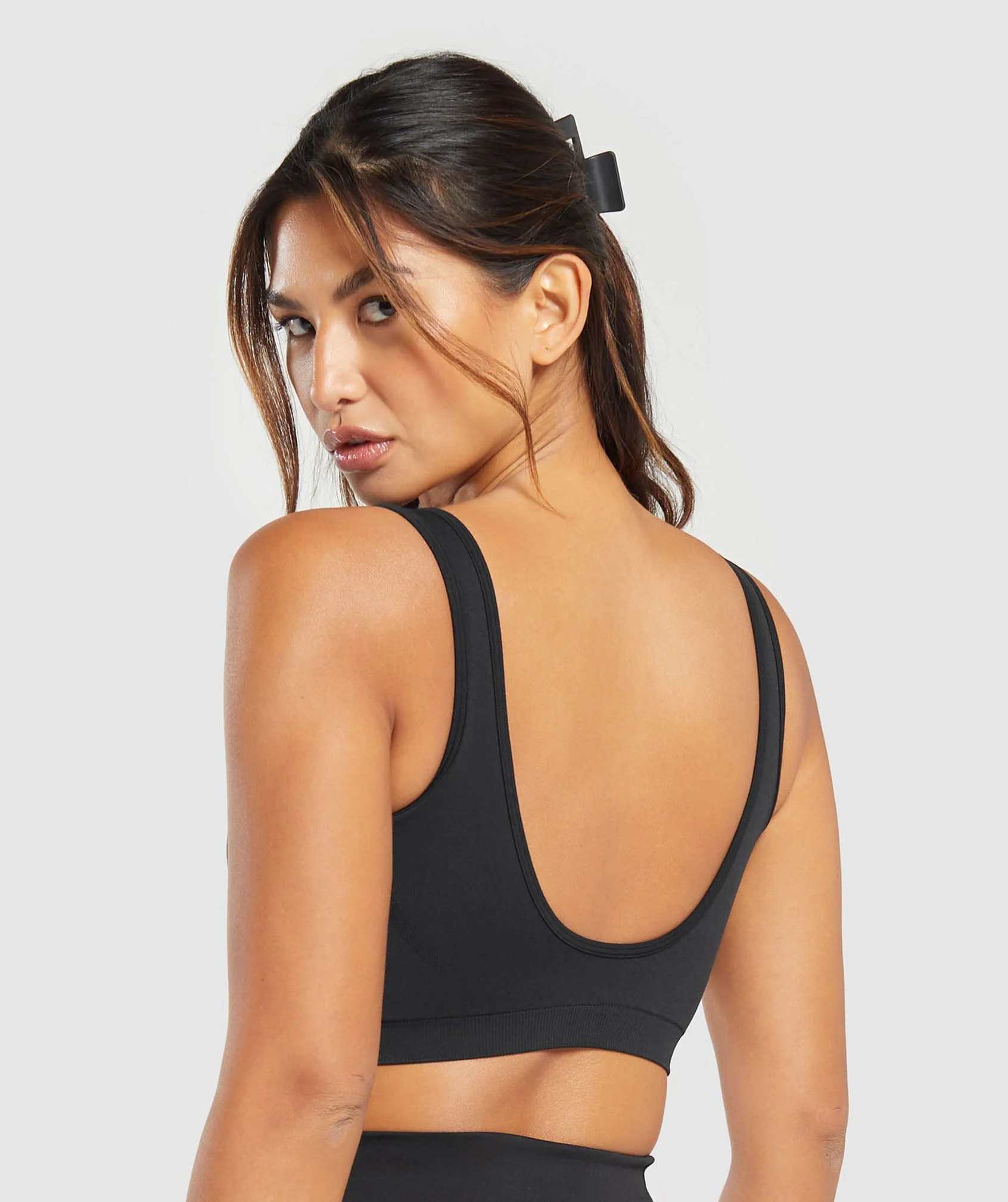 Everyday Seamless Sports Bra Black // GYMSHARK - Image 2
