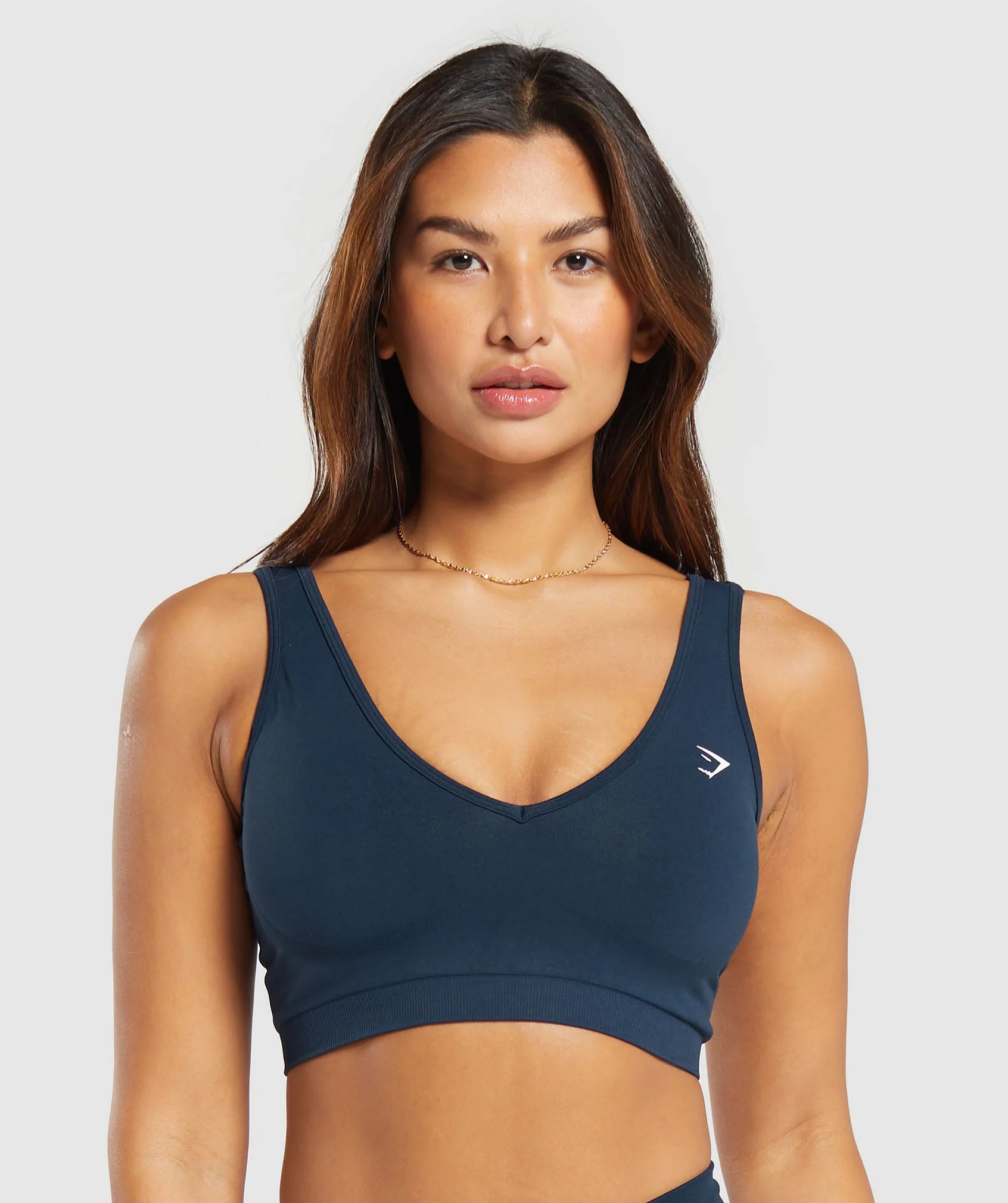 Everyday Seamless Sports Bra Navy // GYMSHARK