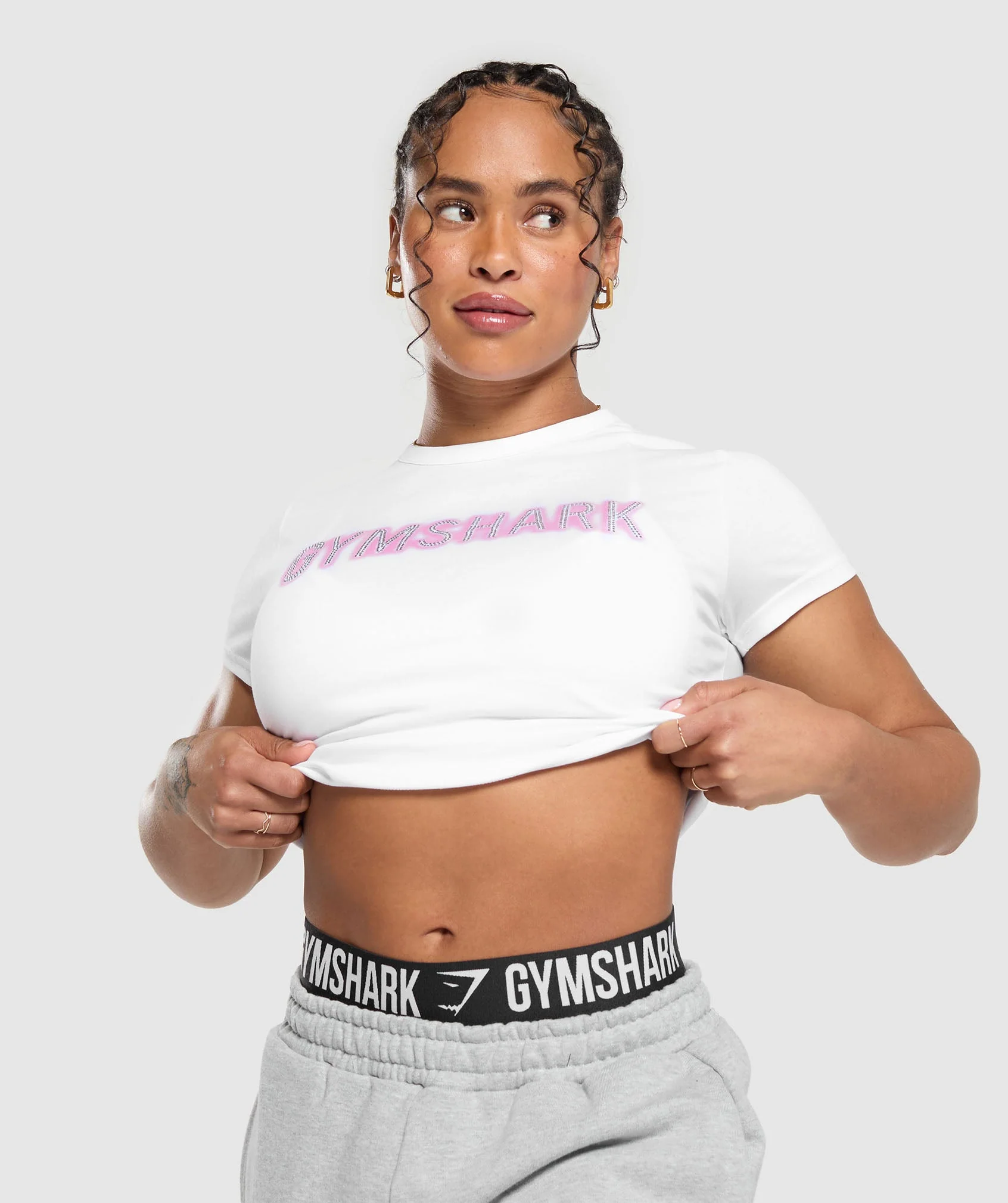 Diamante Baby Tee // GYMSHARK - Image 3