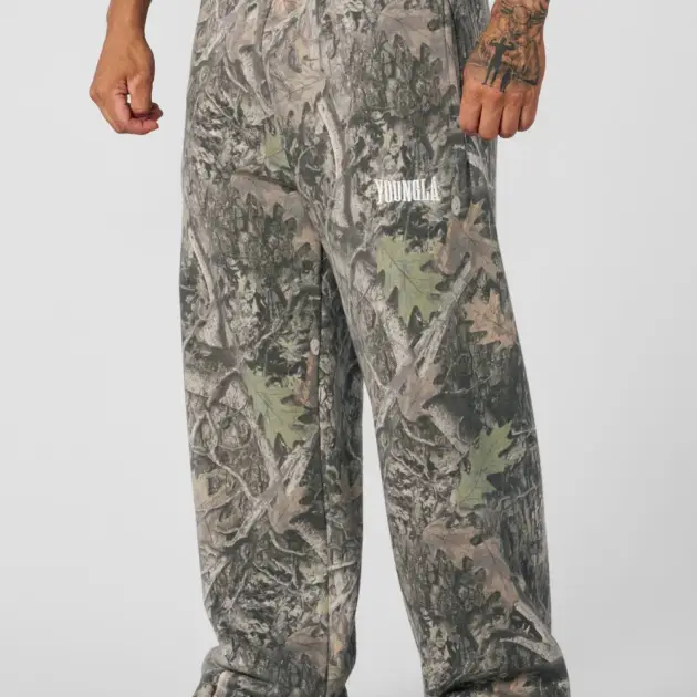 2133 - Tree Camo Baggy Sweats // YOUNGLA