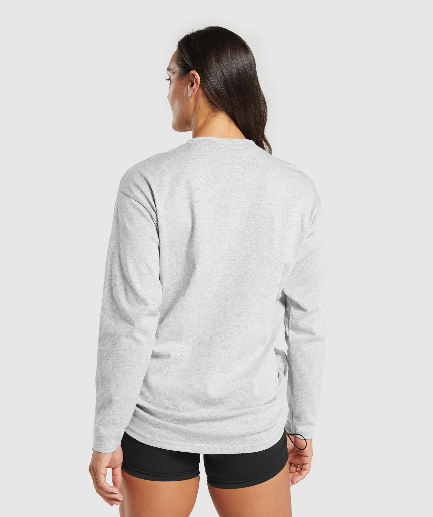 Heavyweight Cotton Long Sleeve Top // GYMSHARK - Image 2