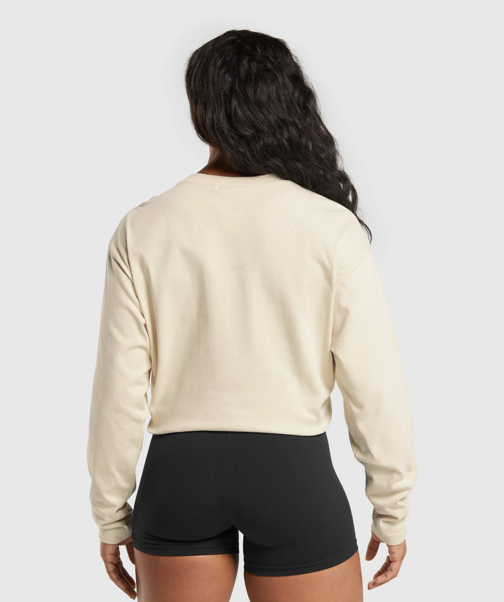 Heavyweight Cotton Long Sleeve Top // GYMSHARK - Image 2