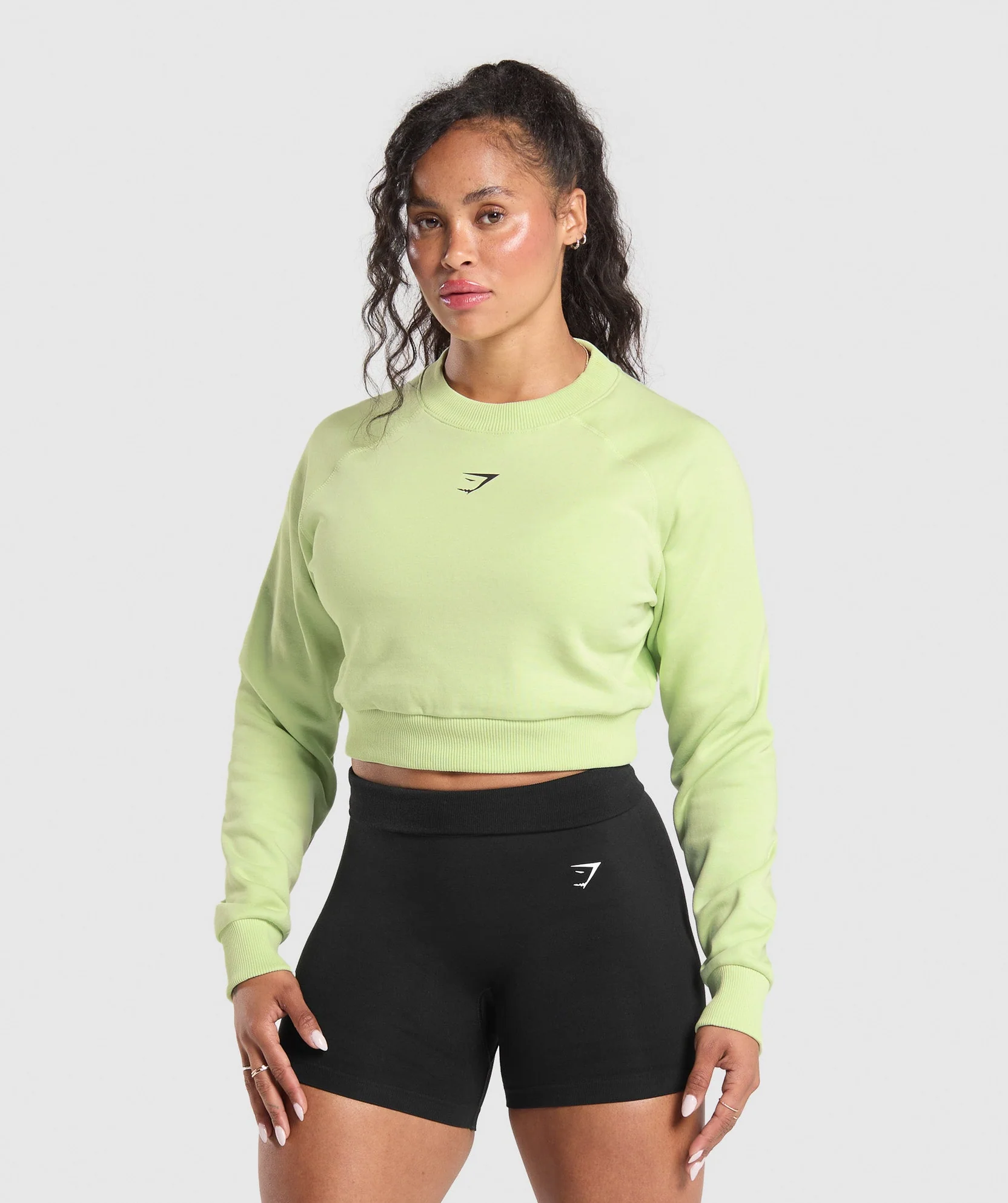 DUMBELLS & DEADLIFTS CROP SWEATER // GYMSHARK