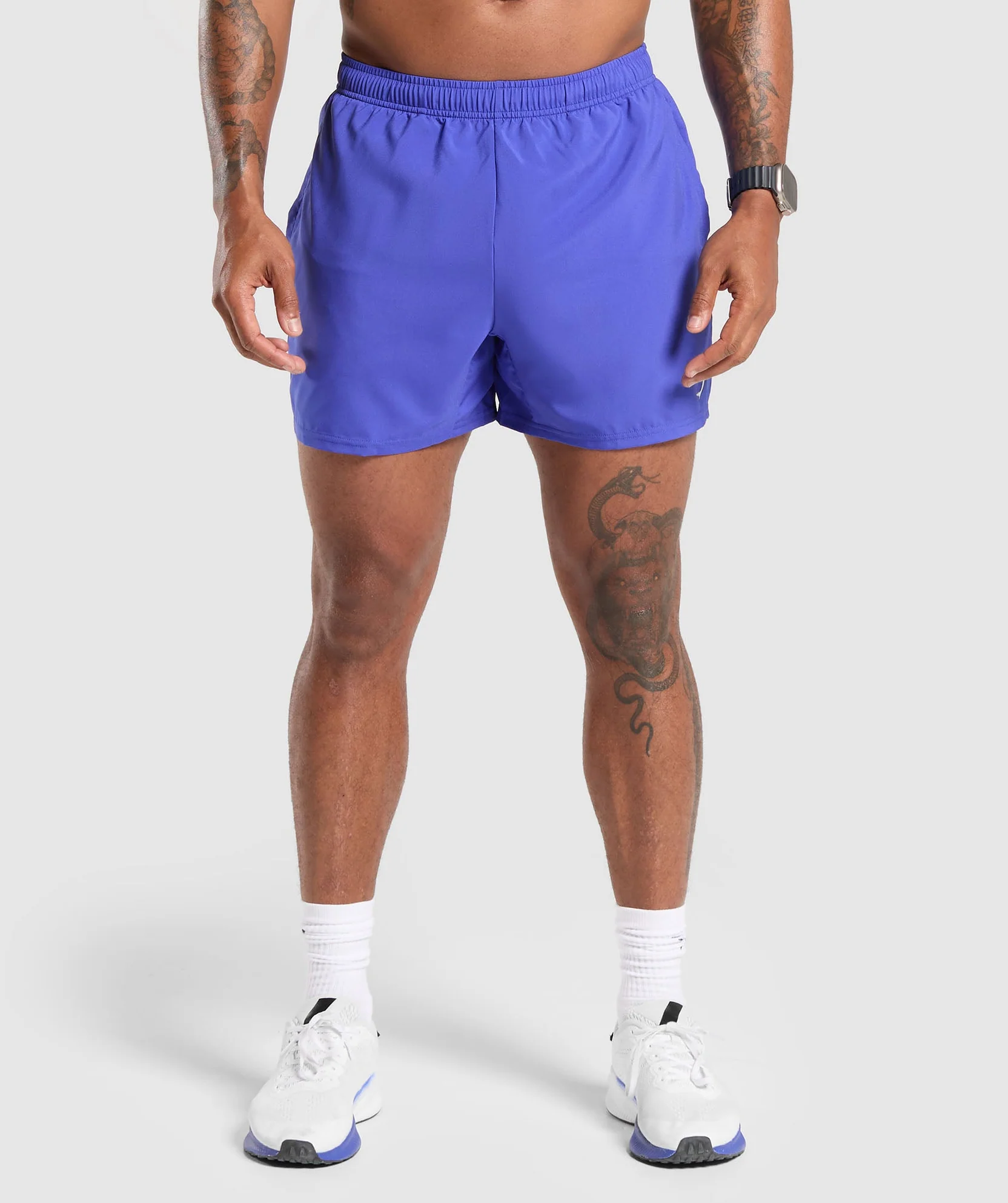 ARRIVAL 5" SHORTS Force Blue // GYMSHARK