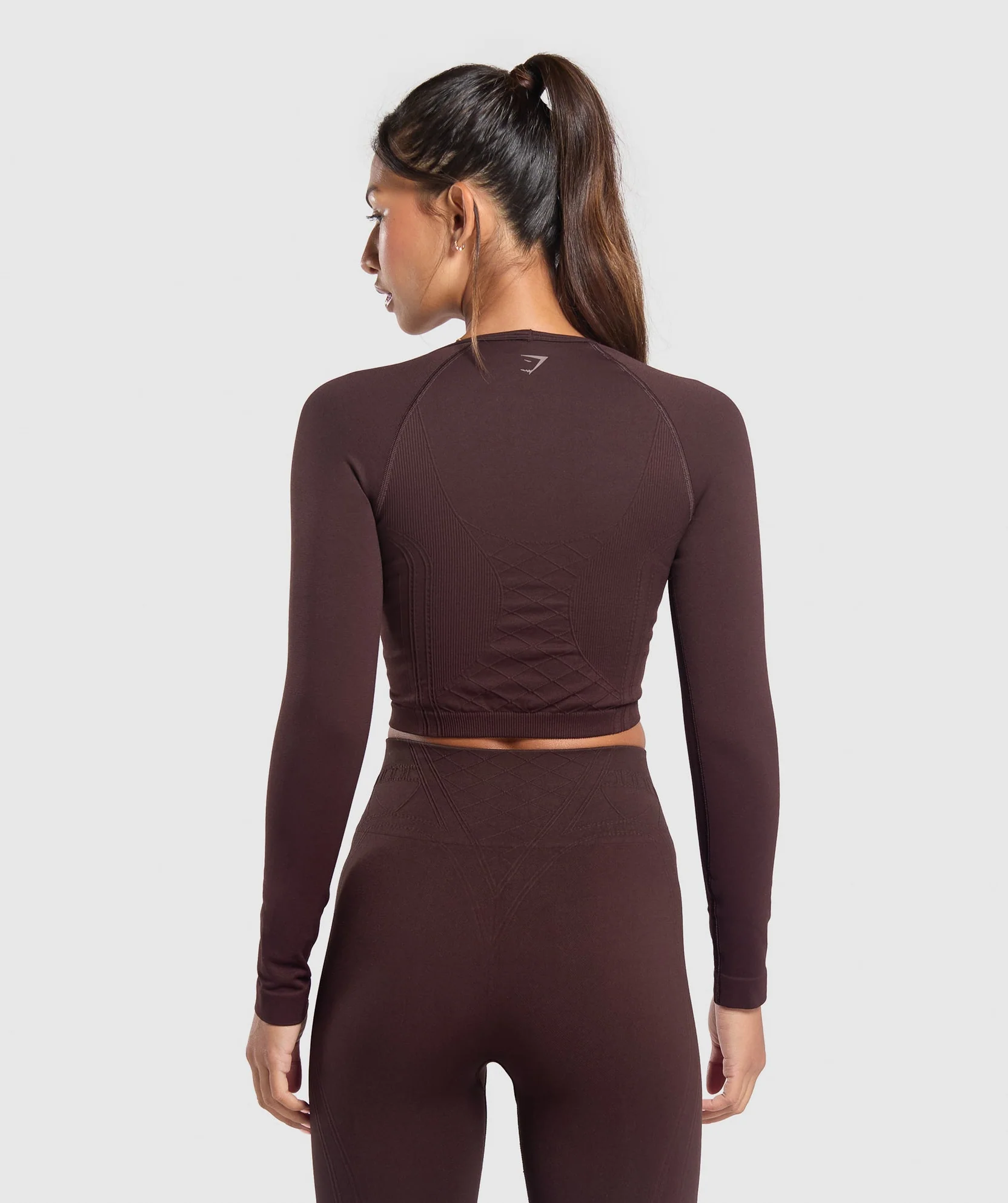 CORSET SEAMLESS LONG SLEEVE TOP // GYMSHARK - Image 2