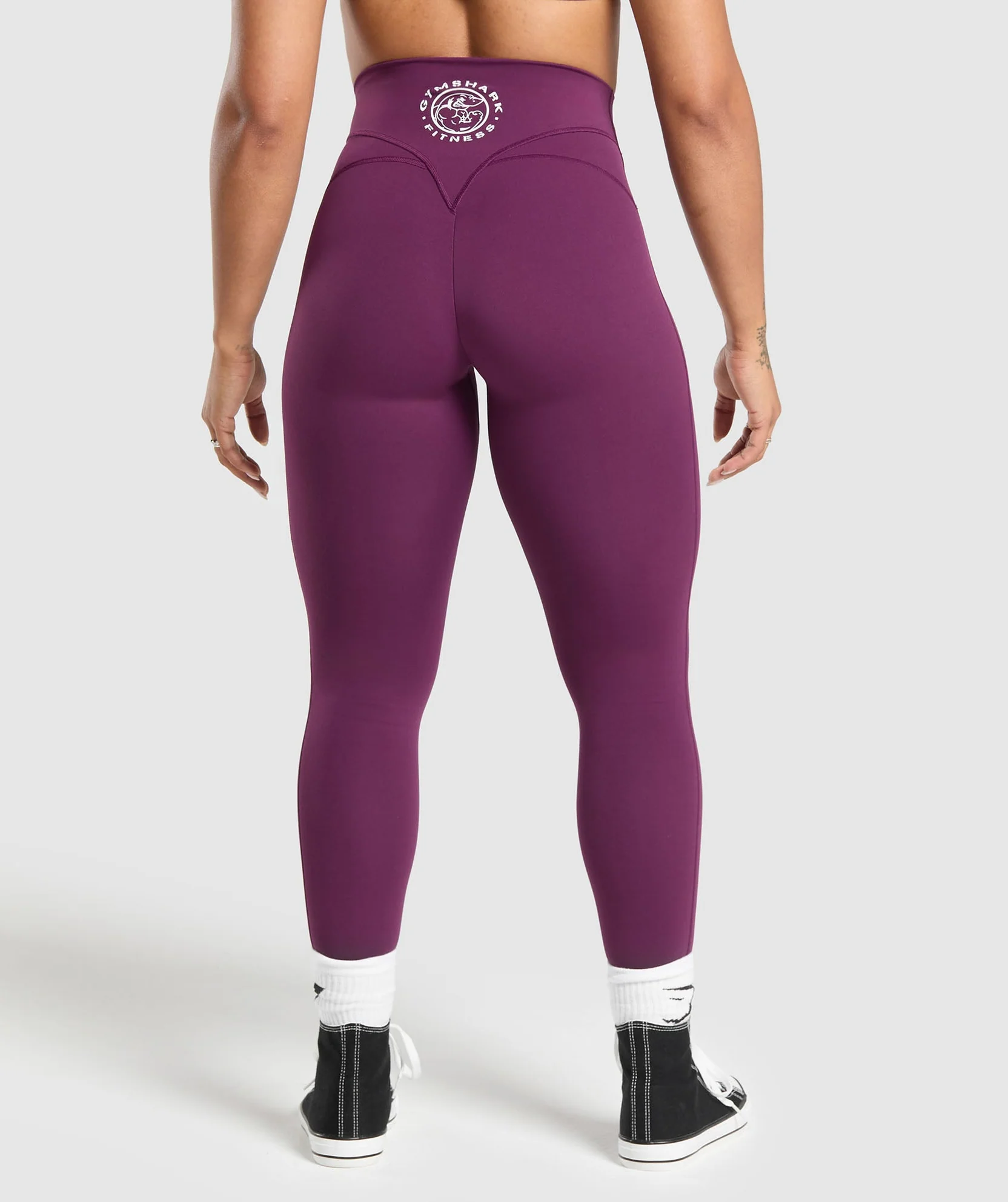 LEGACY REGULAR LEGGINGS Magenta Purple // GYMSHARK - Image 2
