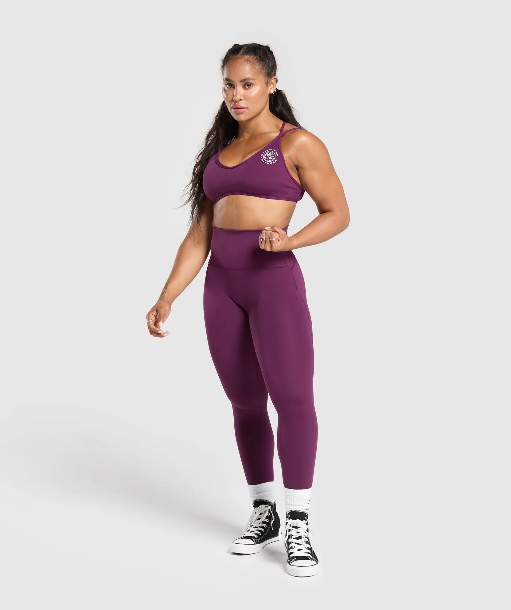 LEGACY REGULAR LEGGINGS Magenta Purple // GYMSHARK - Image 4