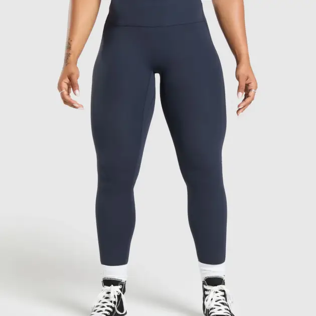 LEGACY REGULAR LEGGINGS Heavy Blue // GYMSHARK
