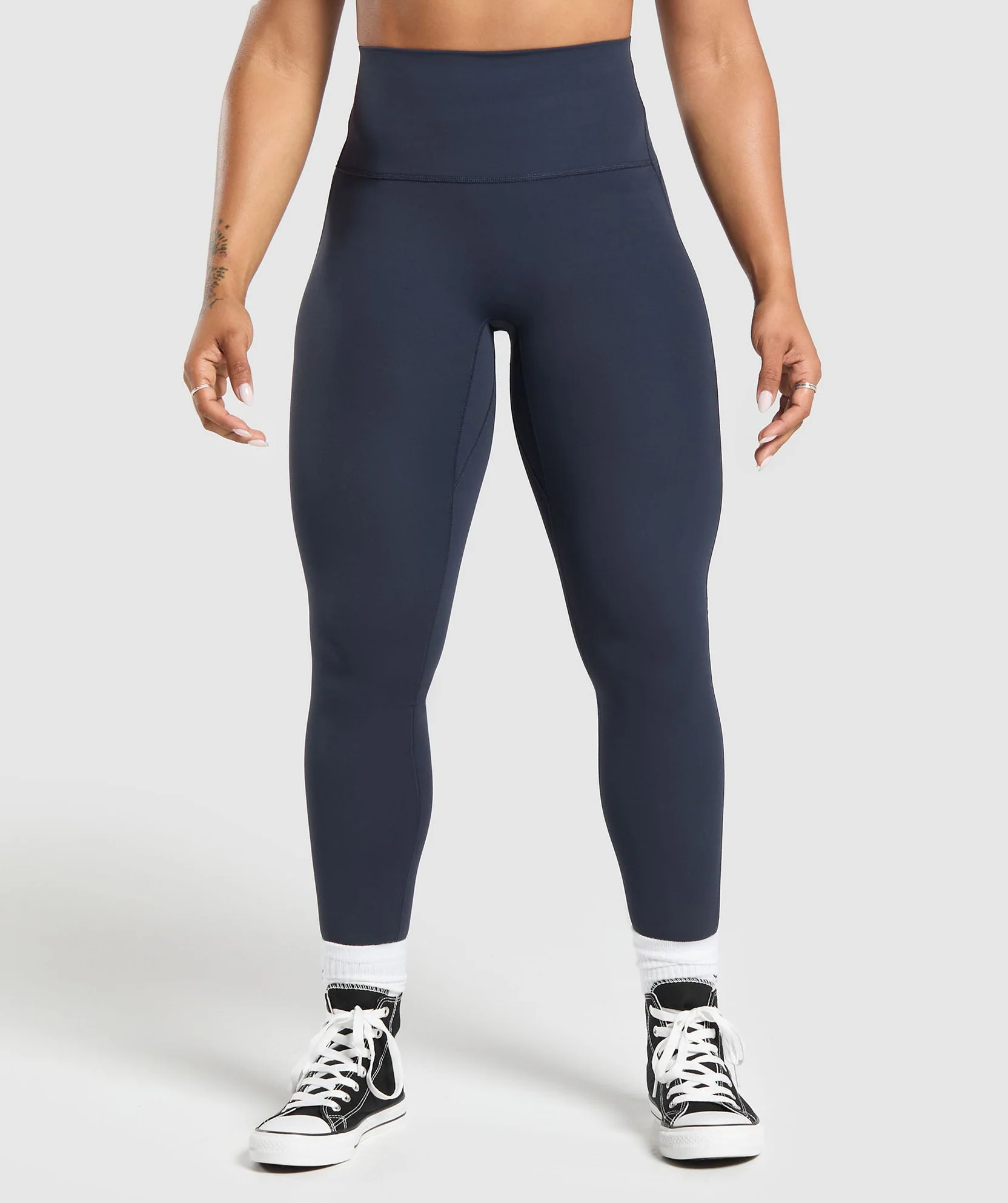 LEGACY REGULAR LEGGINGS Heavy Blue // GYMSHARK