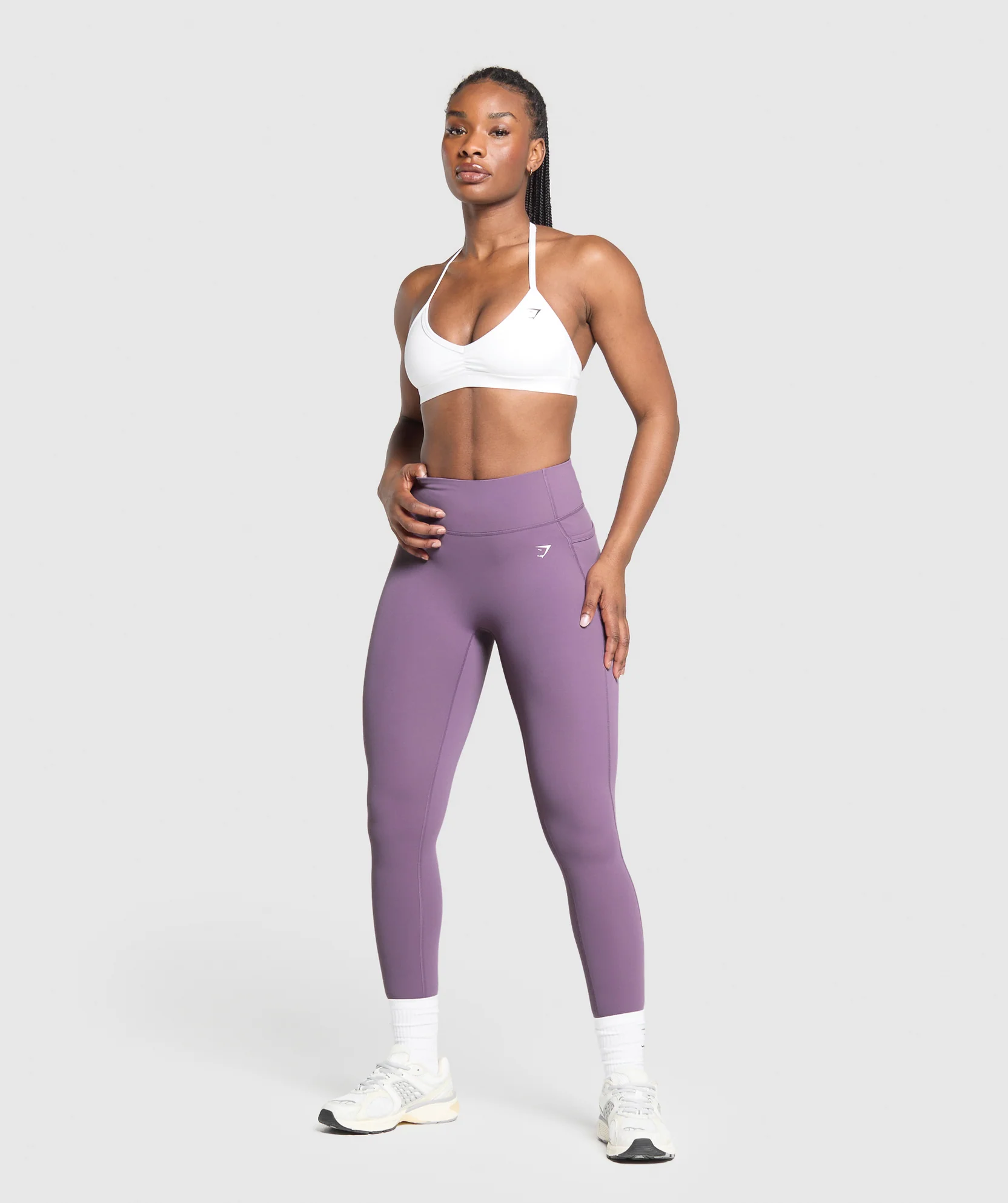 LIFTING POCKET LEGGINGS Mood Purple // GYMSHARK - Image 3