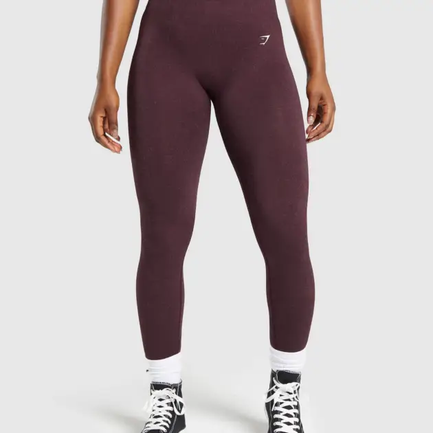 ADAPT FLECK SEAMLESS LEGGINGS DEPTH PURPLE // GYMSHARK