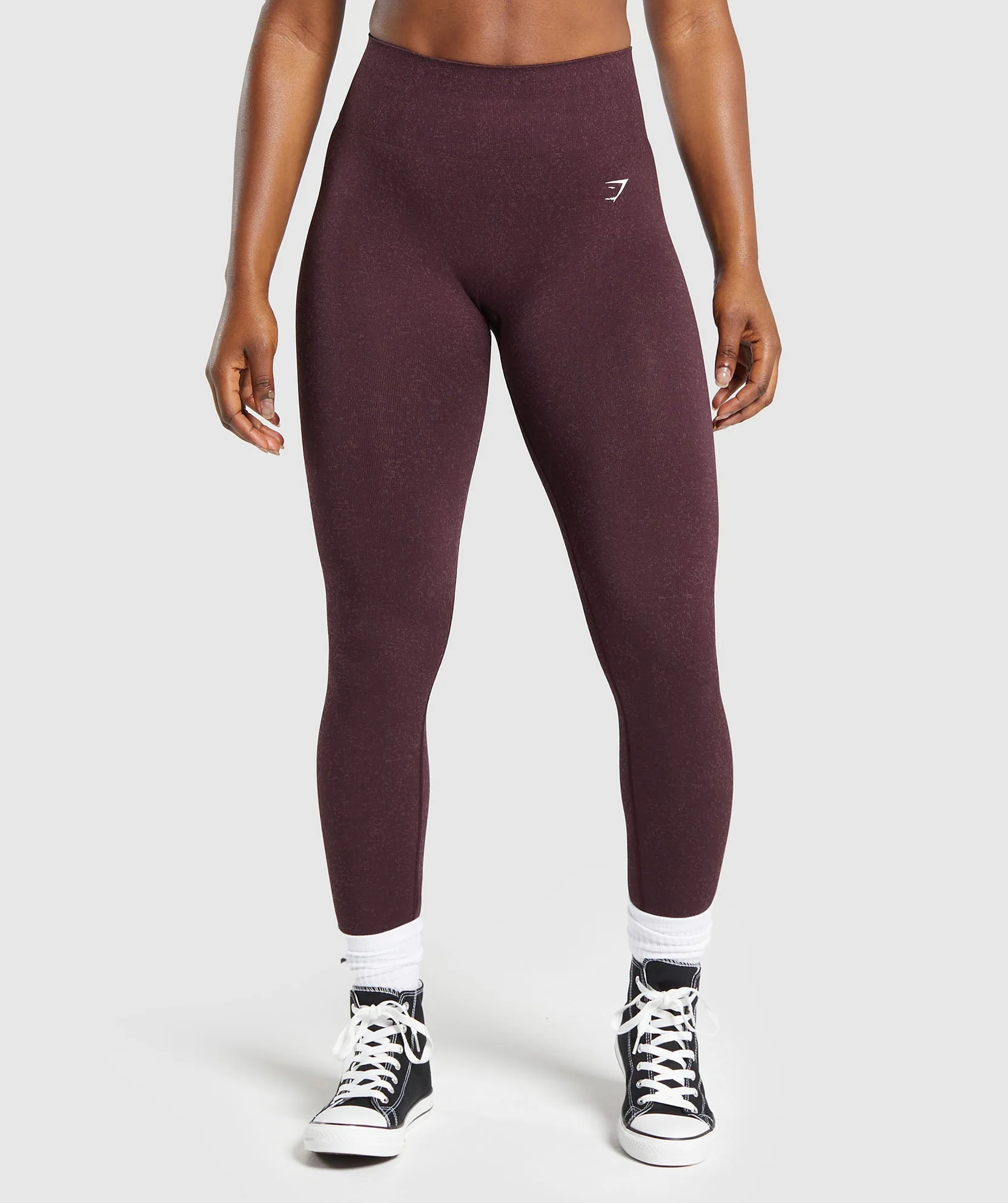 ADAPT FLECK SEAMLESS LEGGINGS DEPTH PURPLE // GYMSHARK
