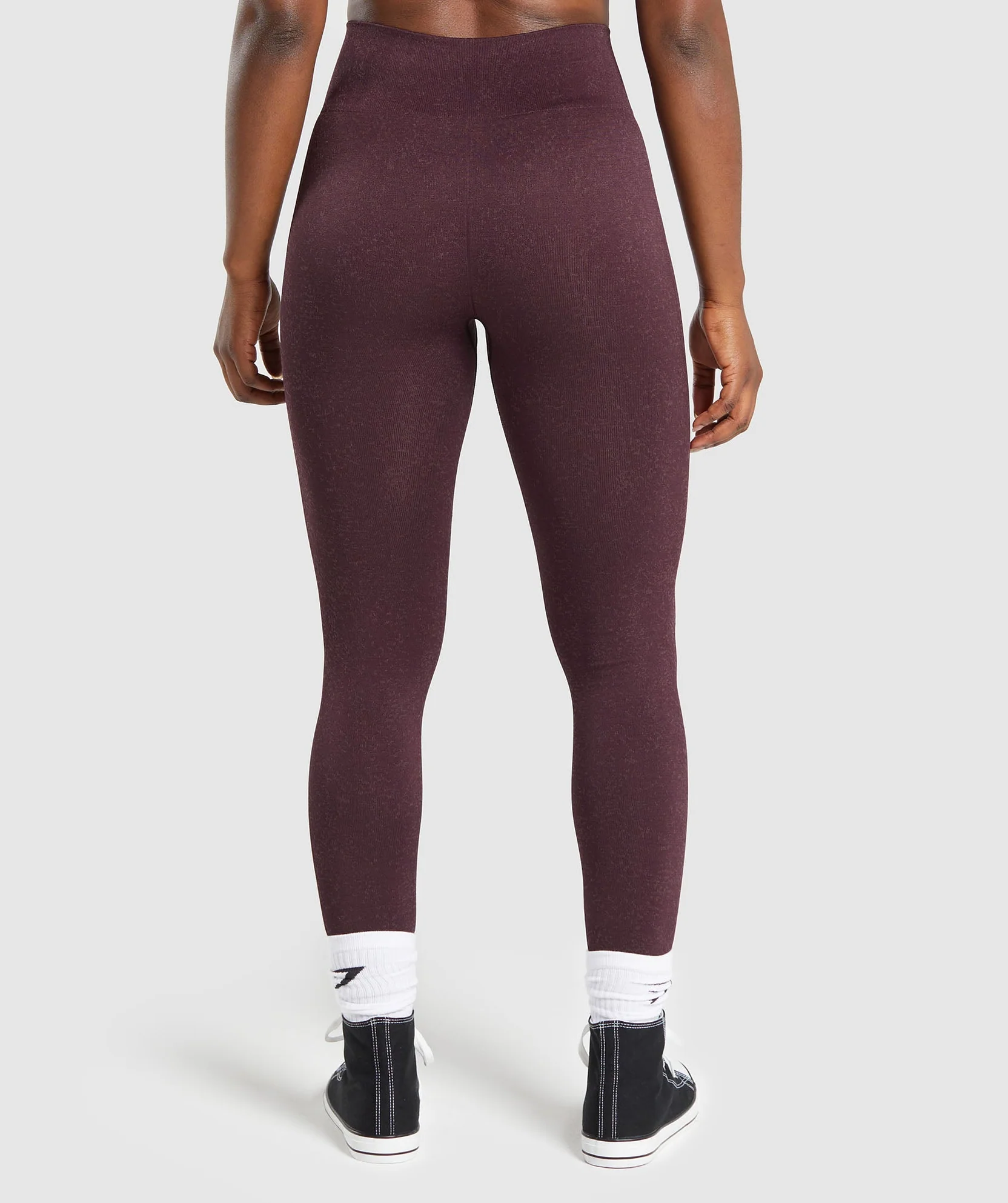 ADAPT FLECK SEAMLESS LEGGINGS DEPTH PURPLE // GYMSHARK - Image 2