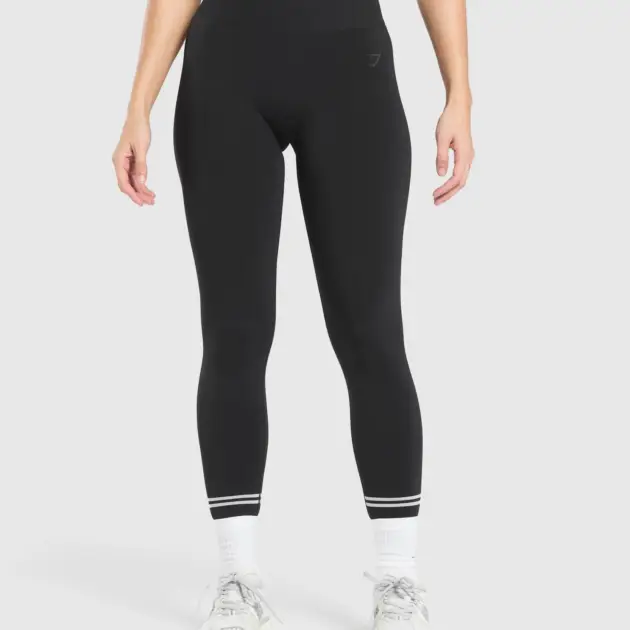 CONTRAST SEAMLESS LEGGINGS // GYMSHARK