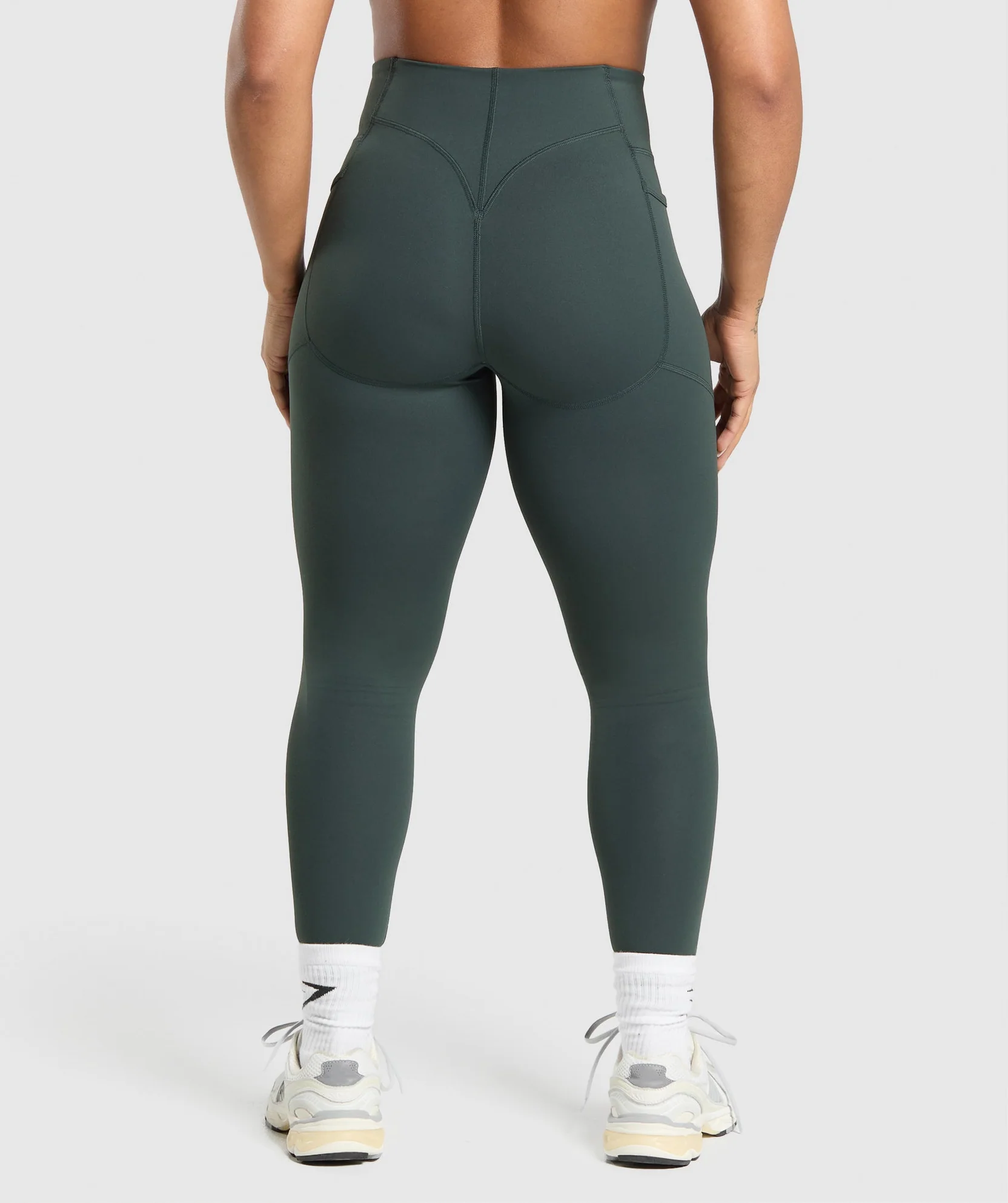 LIFTING POCKET LEGGINGS Darkest Teal // GYMSHARK - Image 2
