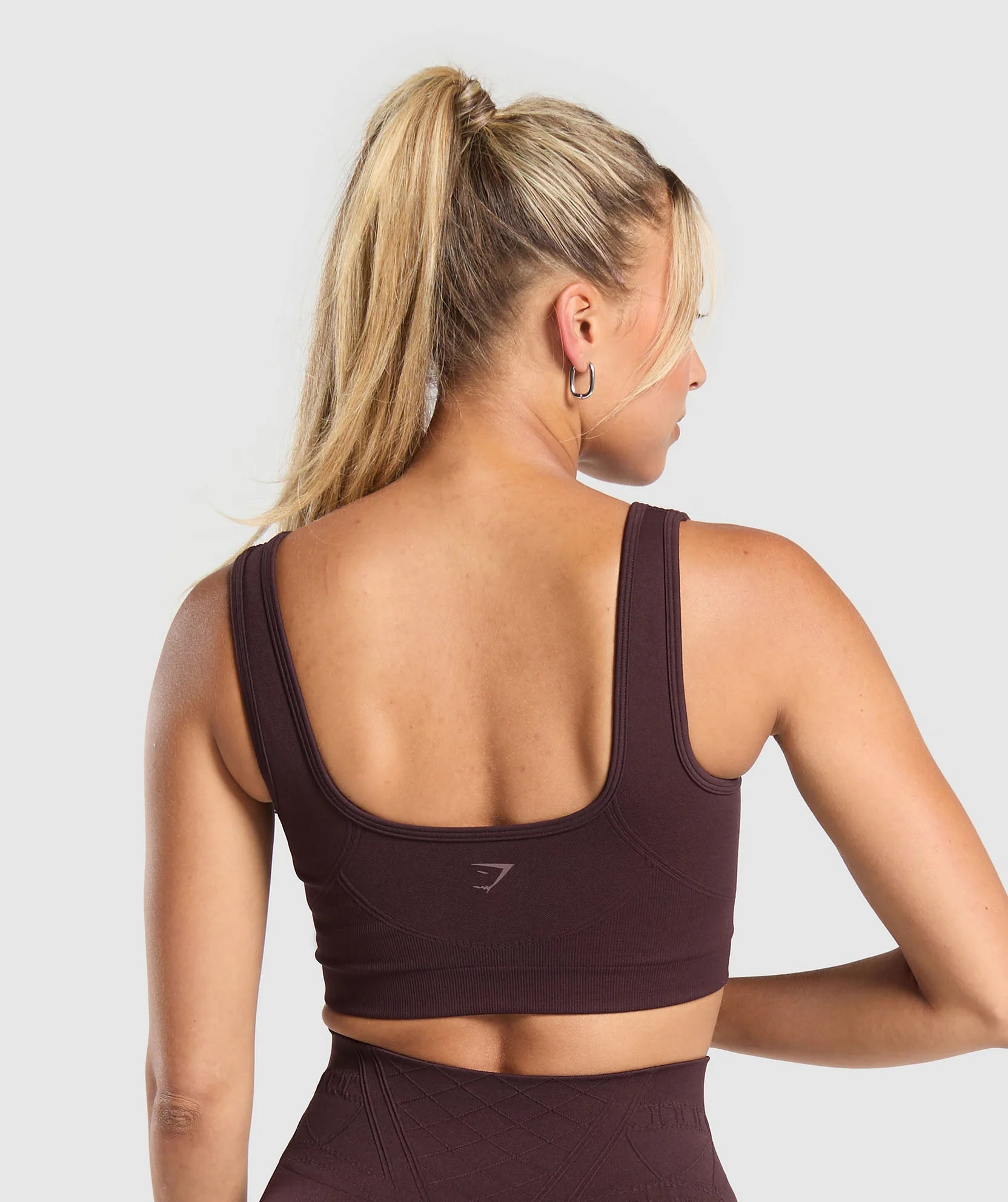 CORSET SEAMLESS SPORTS BRA Brown // GYMSHARK - Image 2