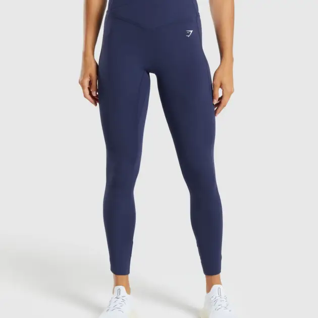 CROSSOVER LEGGINGS Deep Blue // GYMSHARK