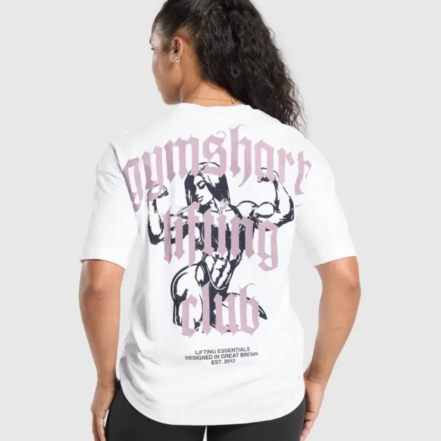 LIFTING CLUB GRAPHIC T-SHIRT // GYMSHARK