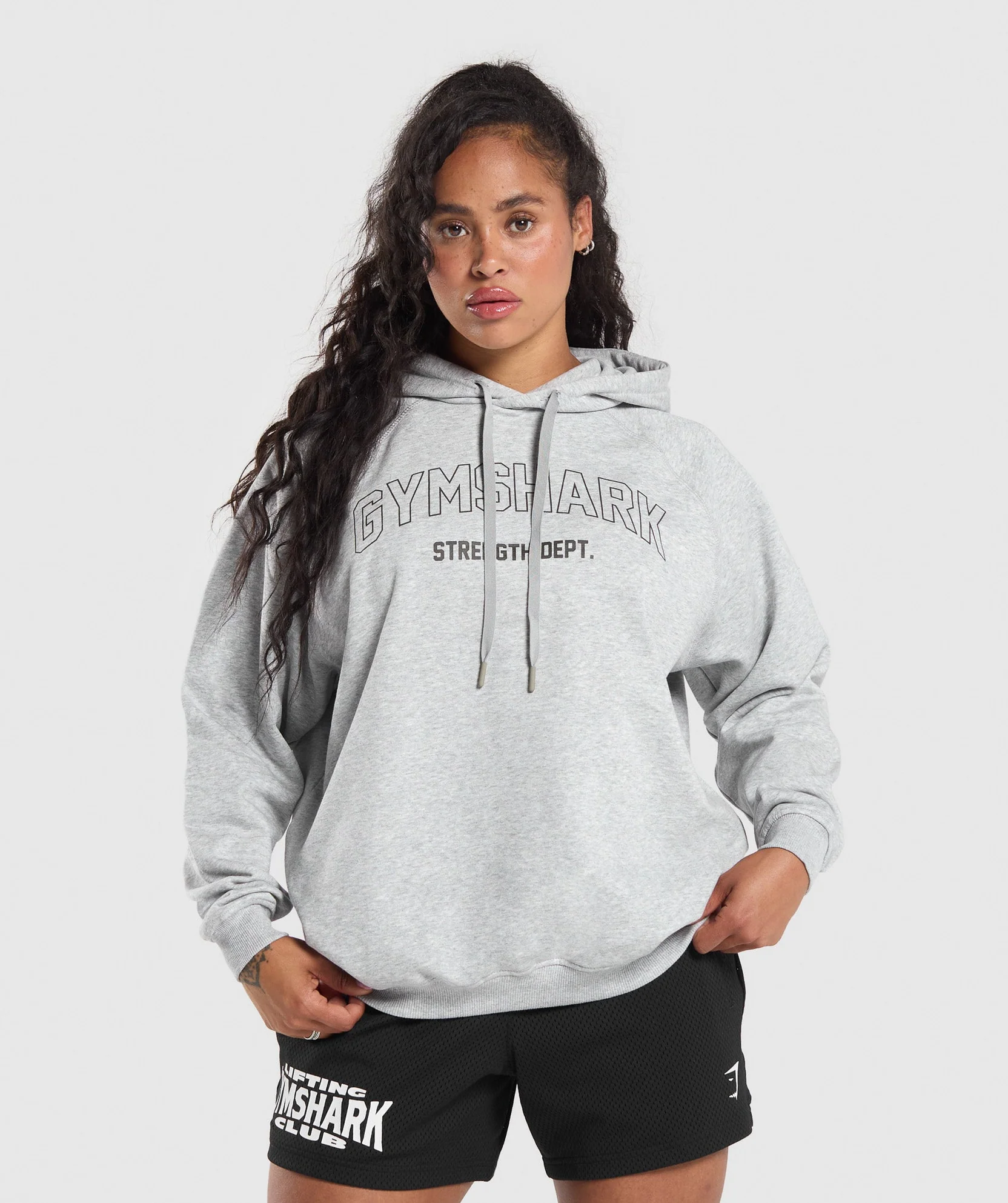 STRENGTH DEPARTMENT OVERSIZED HOODIE // GYMSHARK