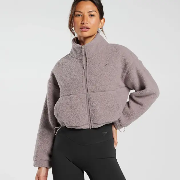 ELEVATE FLEECE MIDI JACKET // GYMSHARK