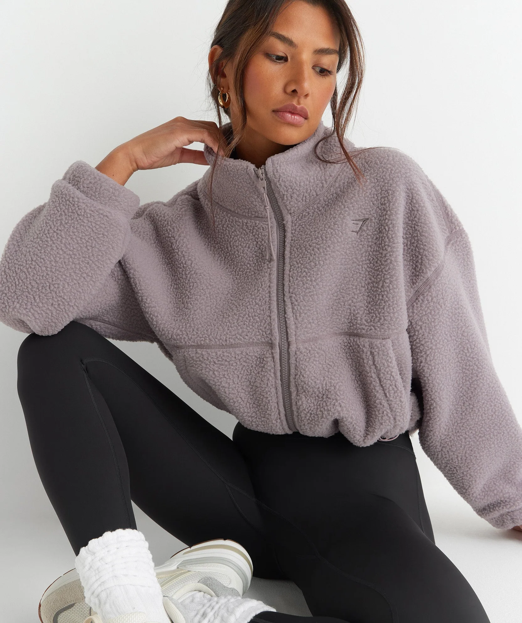 ELEVATE FLEECE MIDI JACKET // GYMSHARK - Image 3