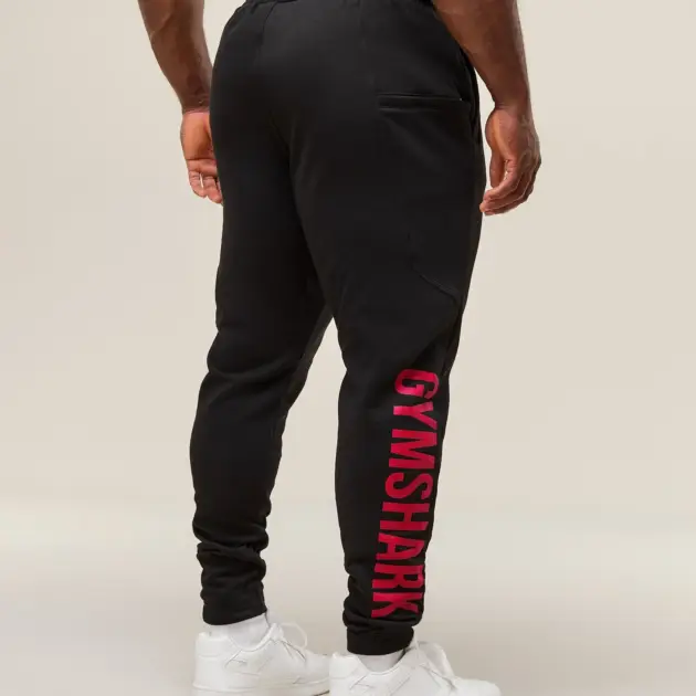 POWER JOGGERS Black&Red // GYMSHARK