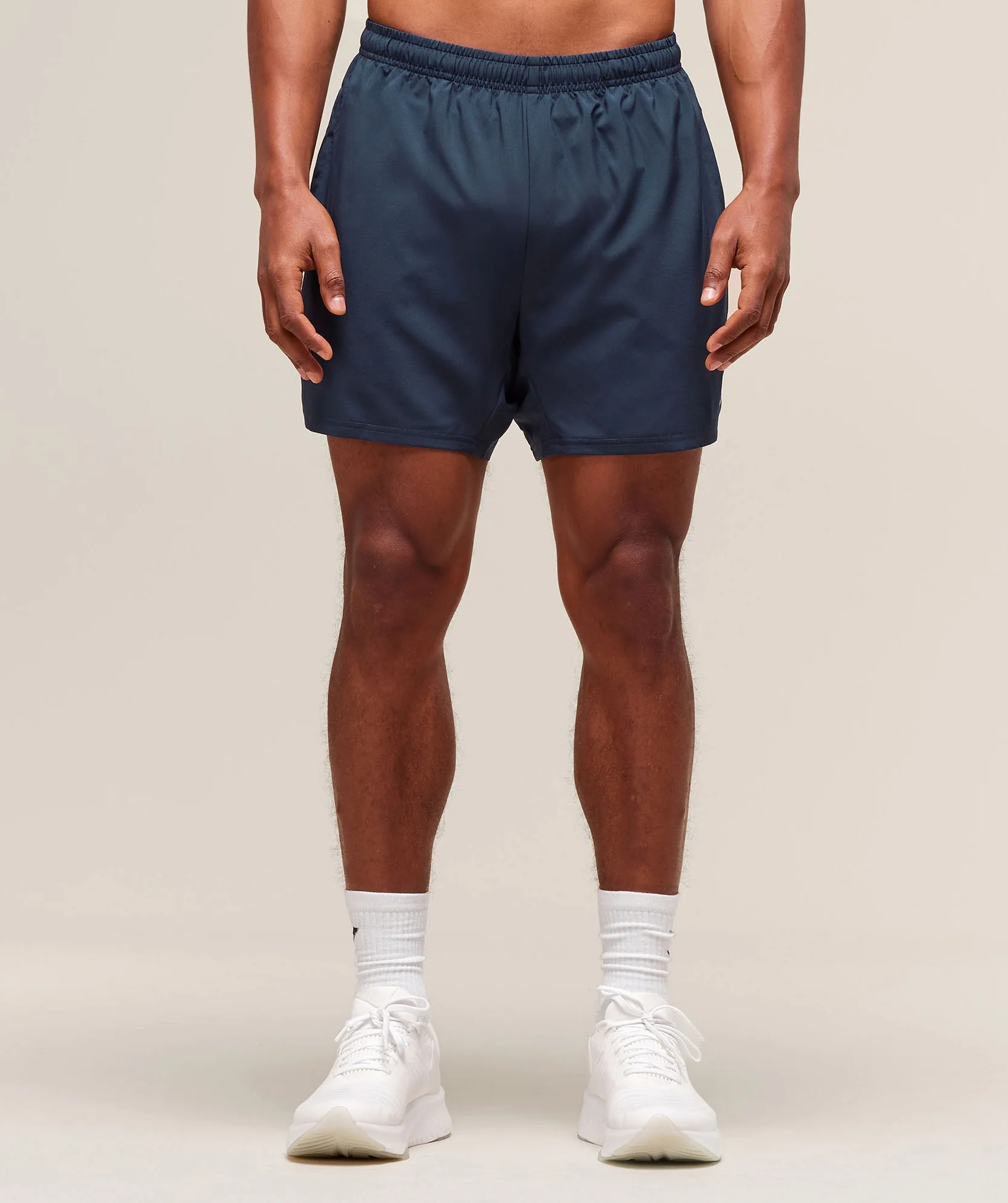 ARRIVAL 5" SHORTS Navy // GYMSHARK